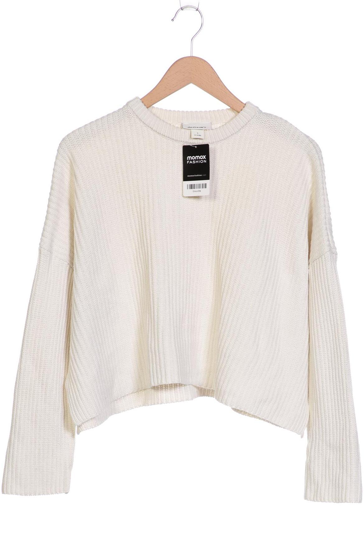 

Monki Damen Pullover, weiß, Gr. 36