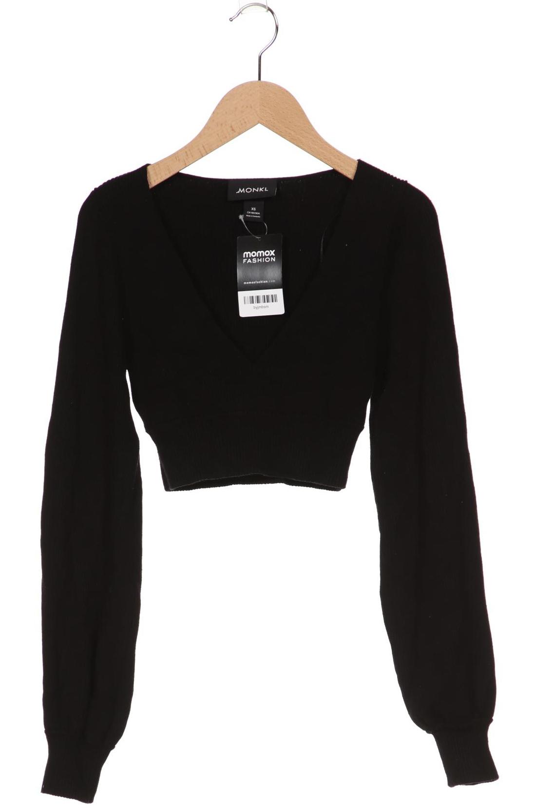 

MONKI Damen Pullover, schwarz