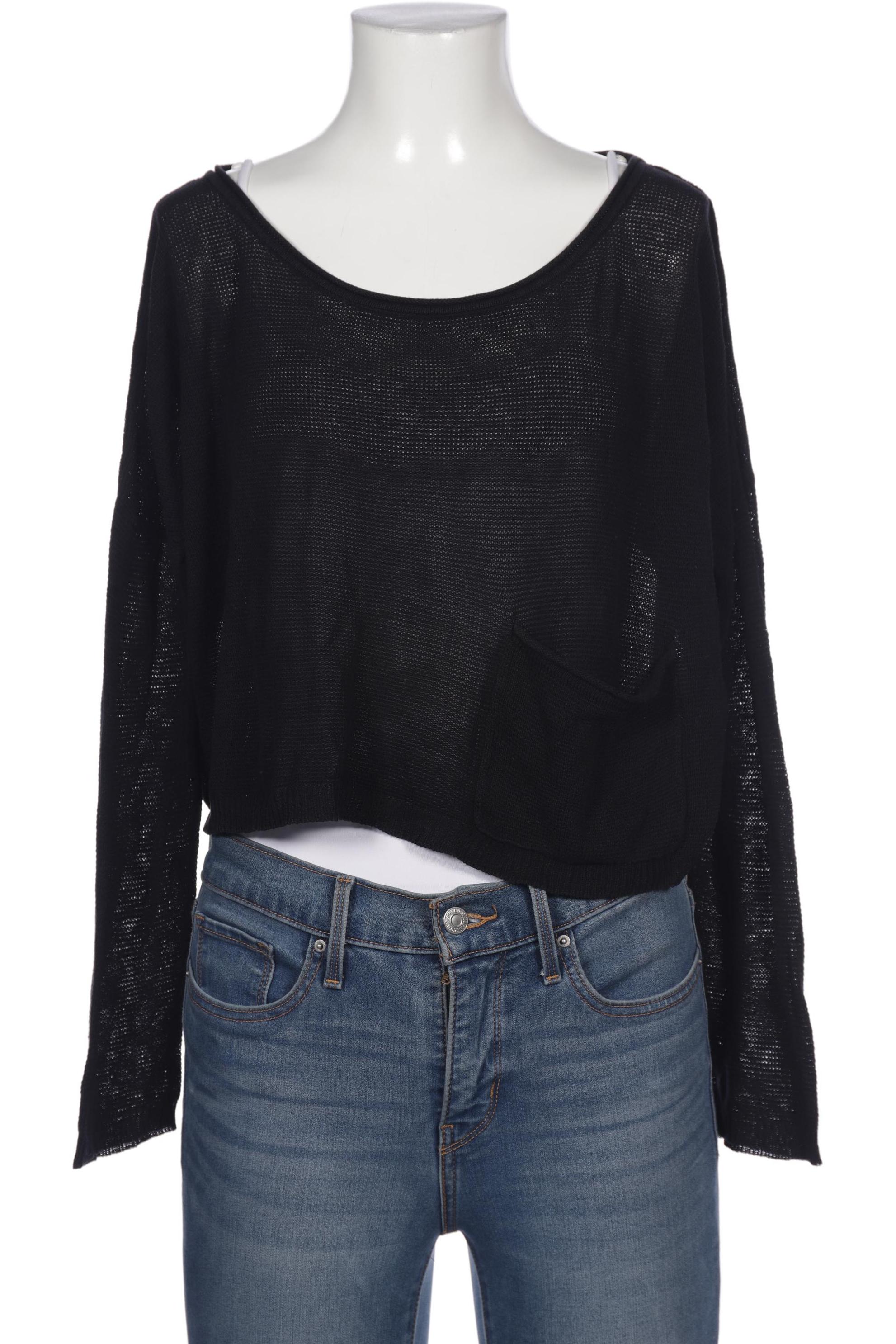 

MONKI Damen Pullover, schwarz