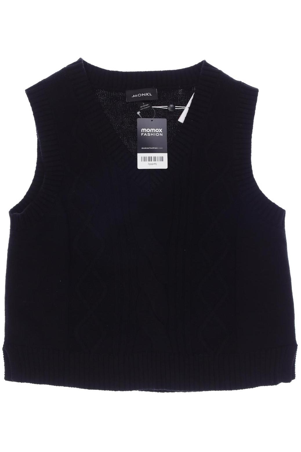 

MONKI Damen Pullover, schwarz