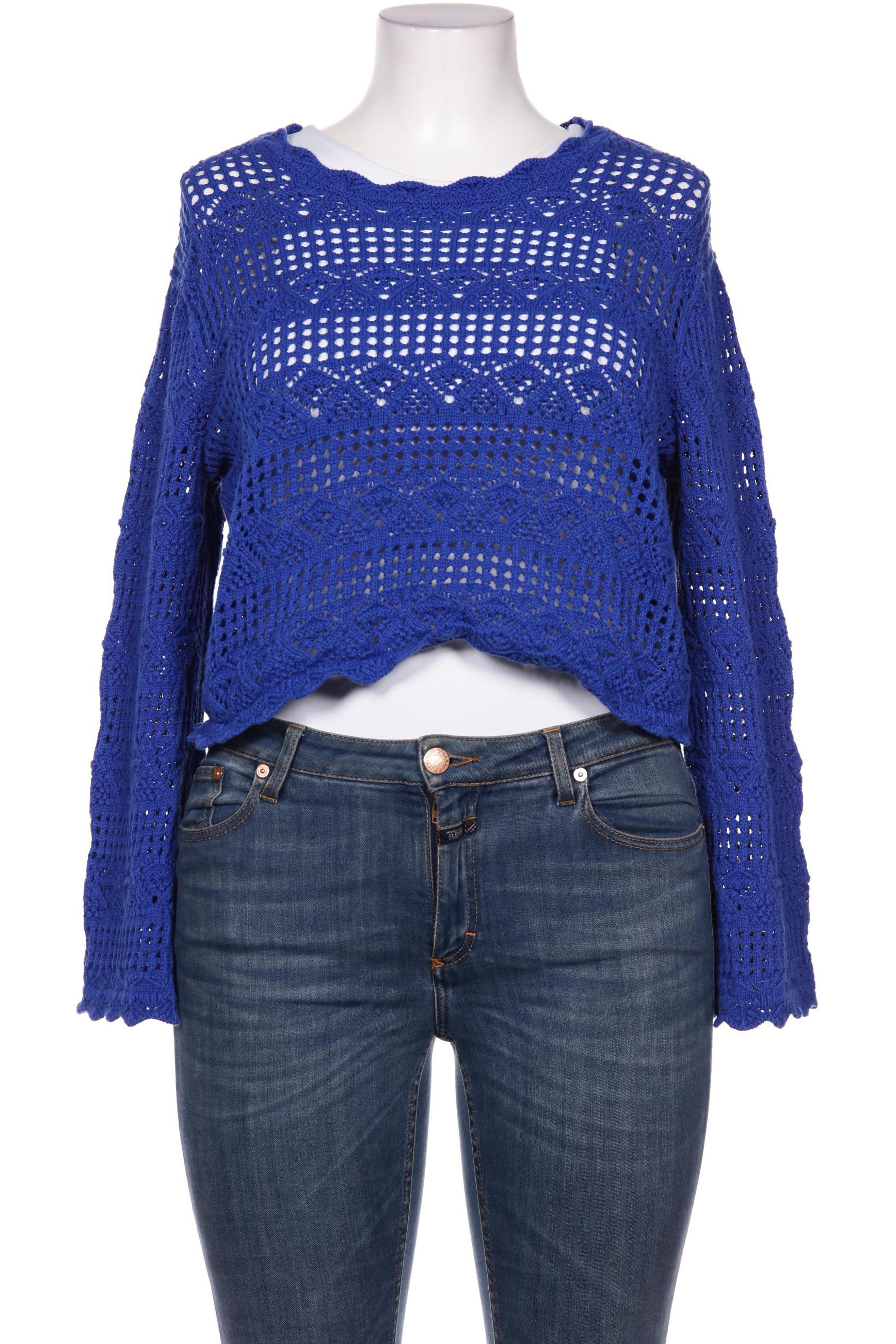 

Monki Damen Pullover, blau, Gr. 46