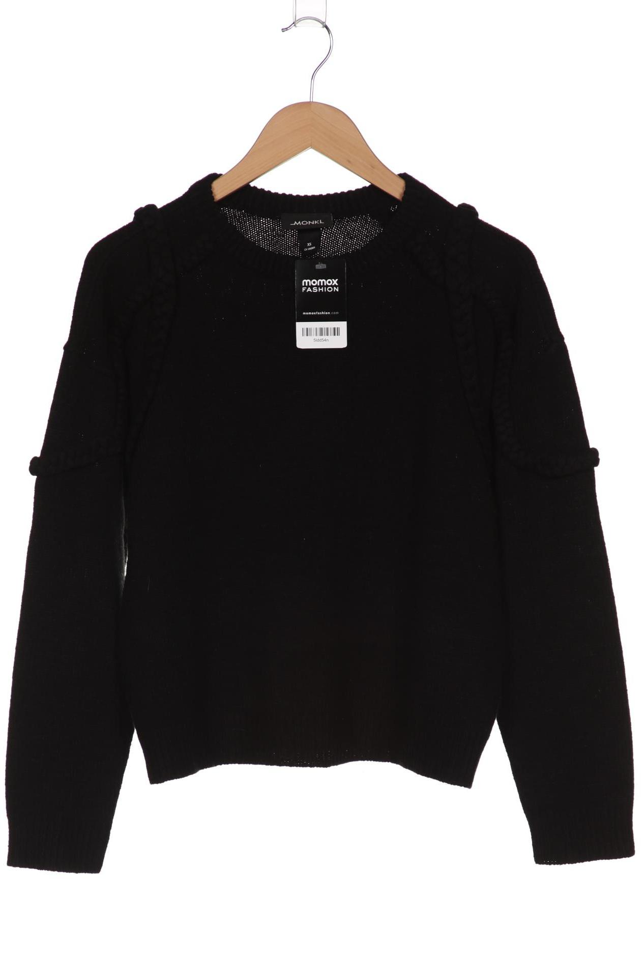 

MONKI Damen Pullover, schwarz