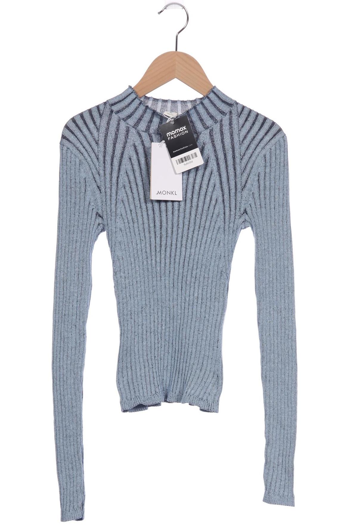 

Monki Damen Pullover, blau, Gr. 34