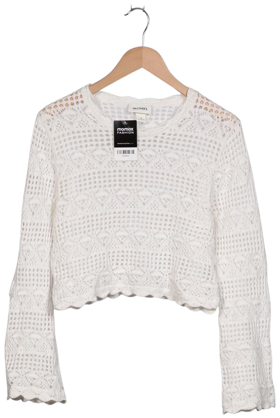 

Monki Damen Pullover, weiß, Gr. 38