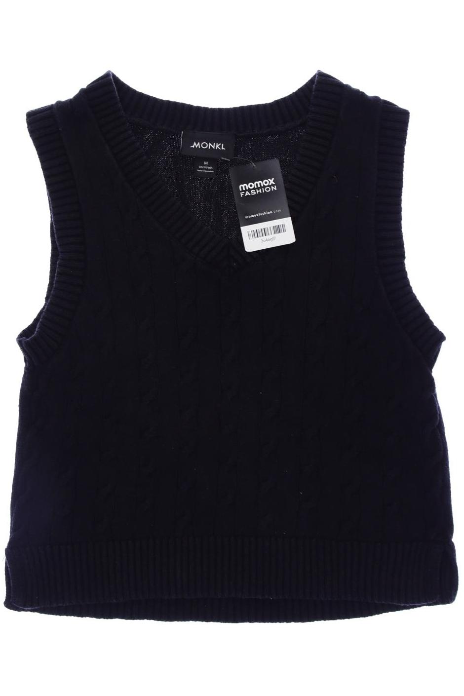 

MONKI Damen Pullover, schwarz