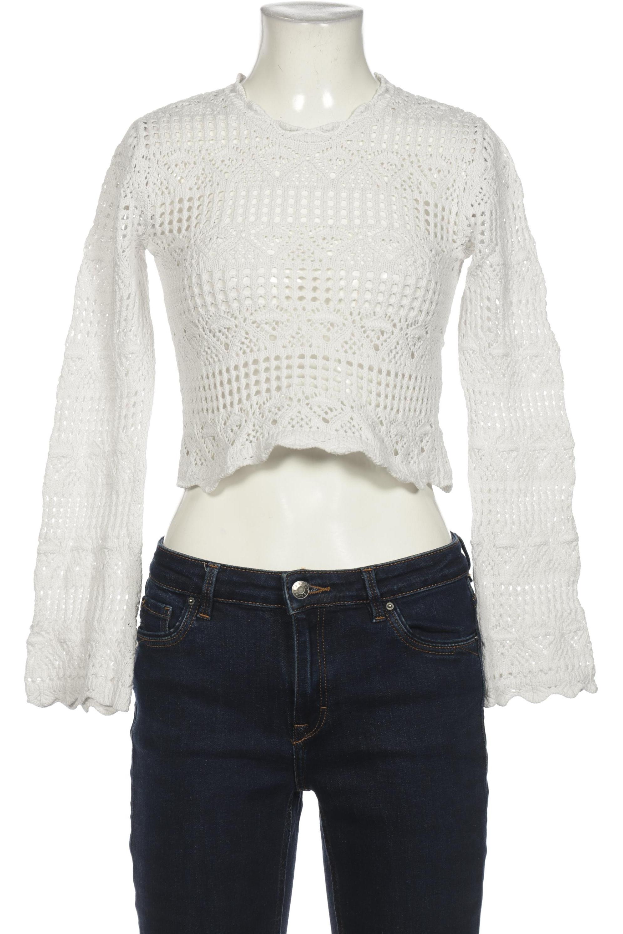 

Monki Damen Pullover, weiß, Gr. 34