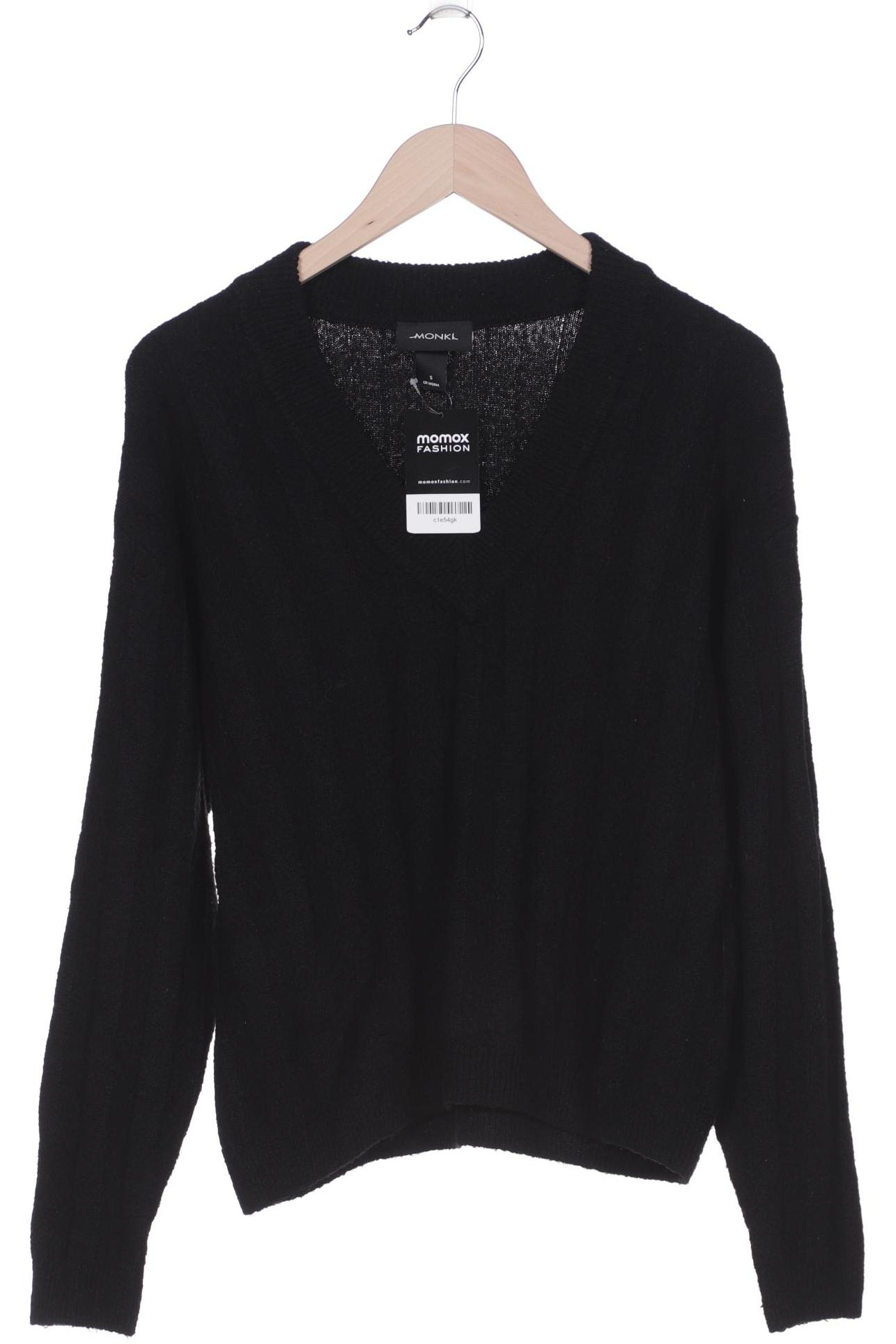 

MONKI Damen Pullover, schwarz