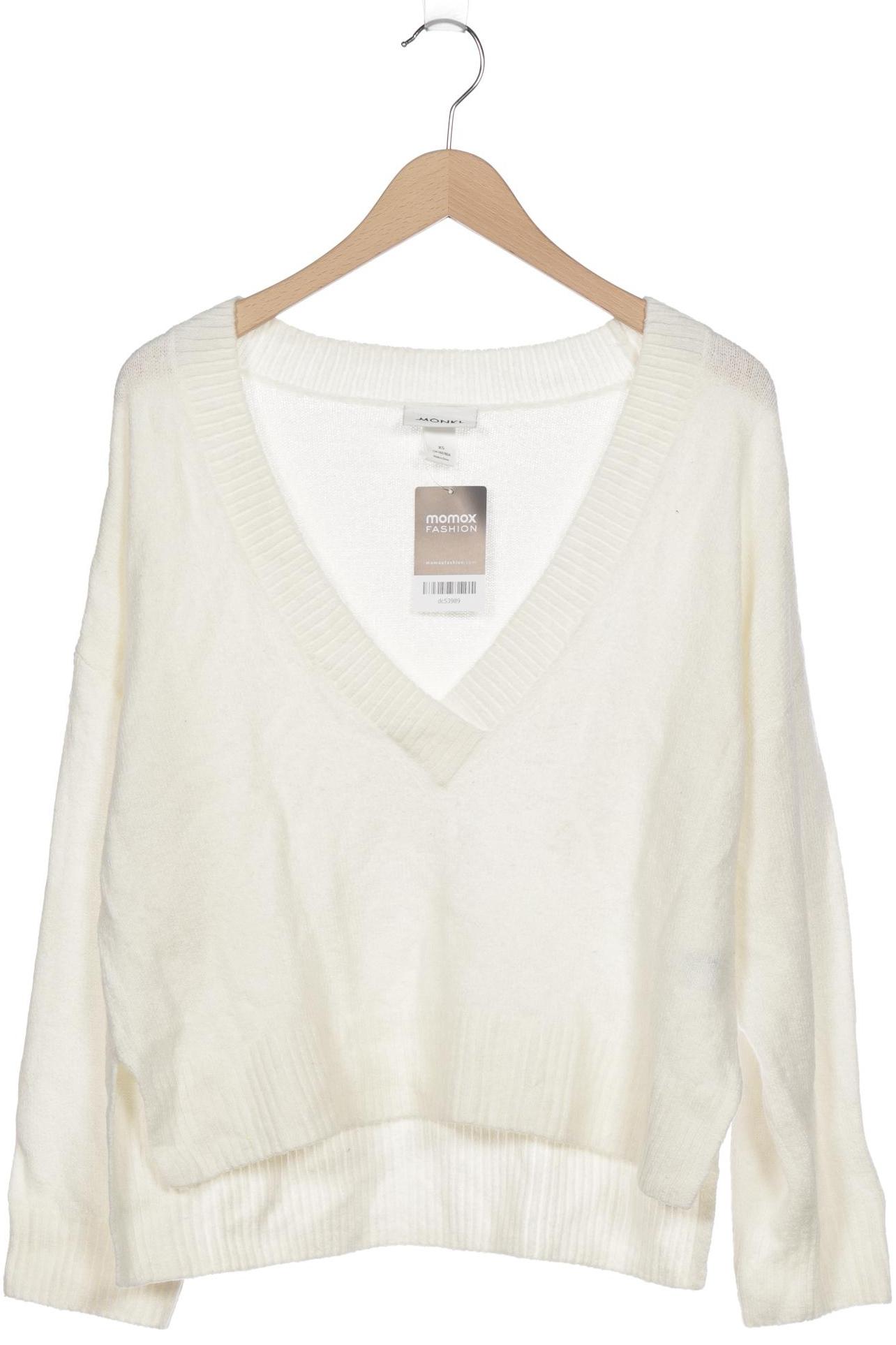 

Monki Damen Pullover, weiß, Gr. 34