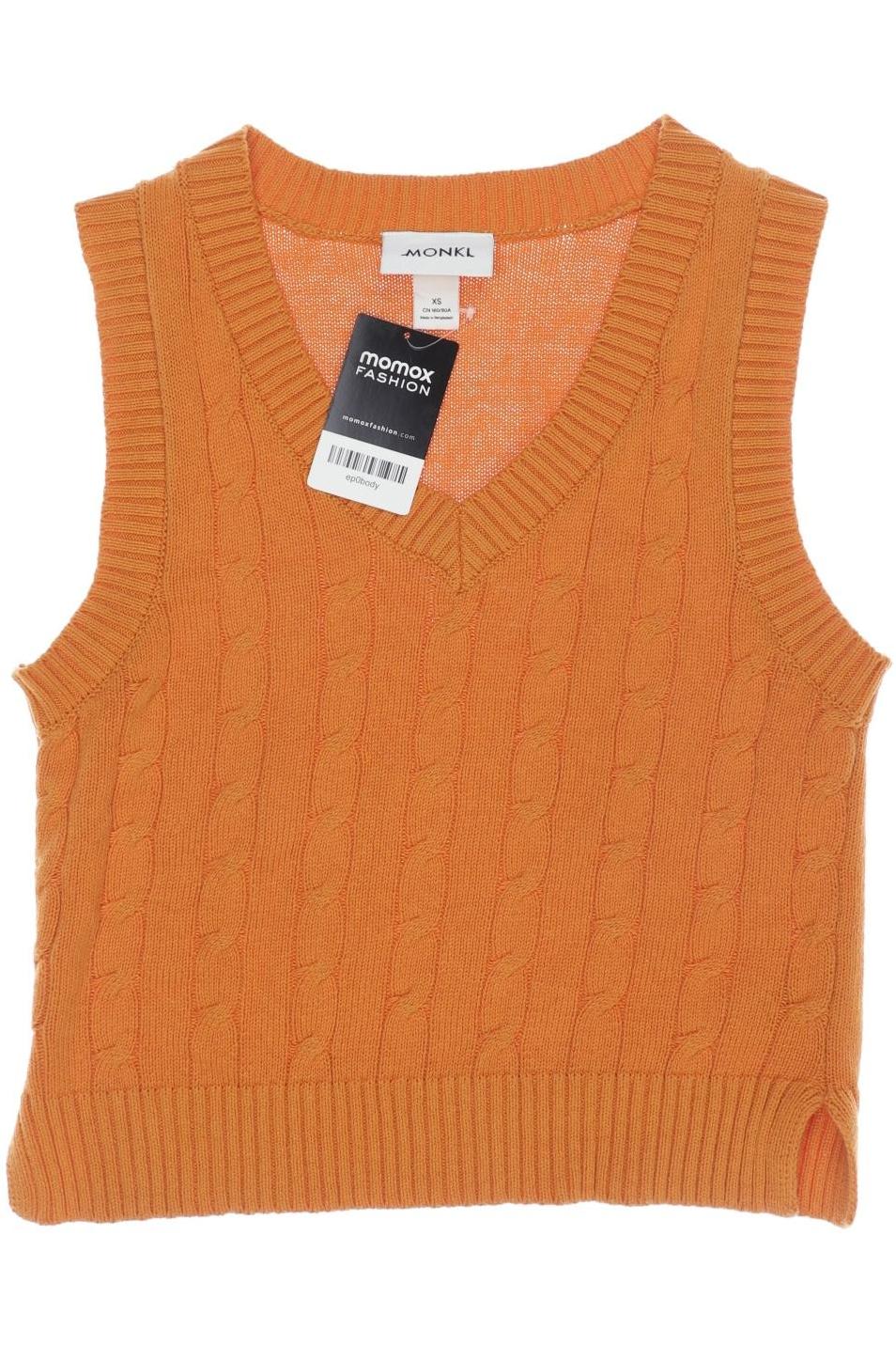 

Monki Damen Pullover, orange, Gr. 34