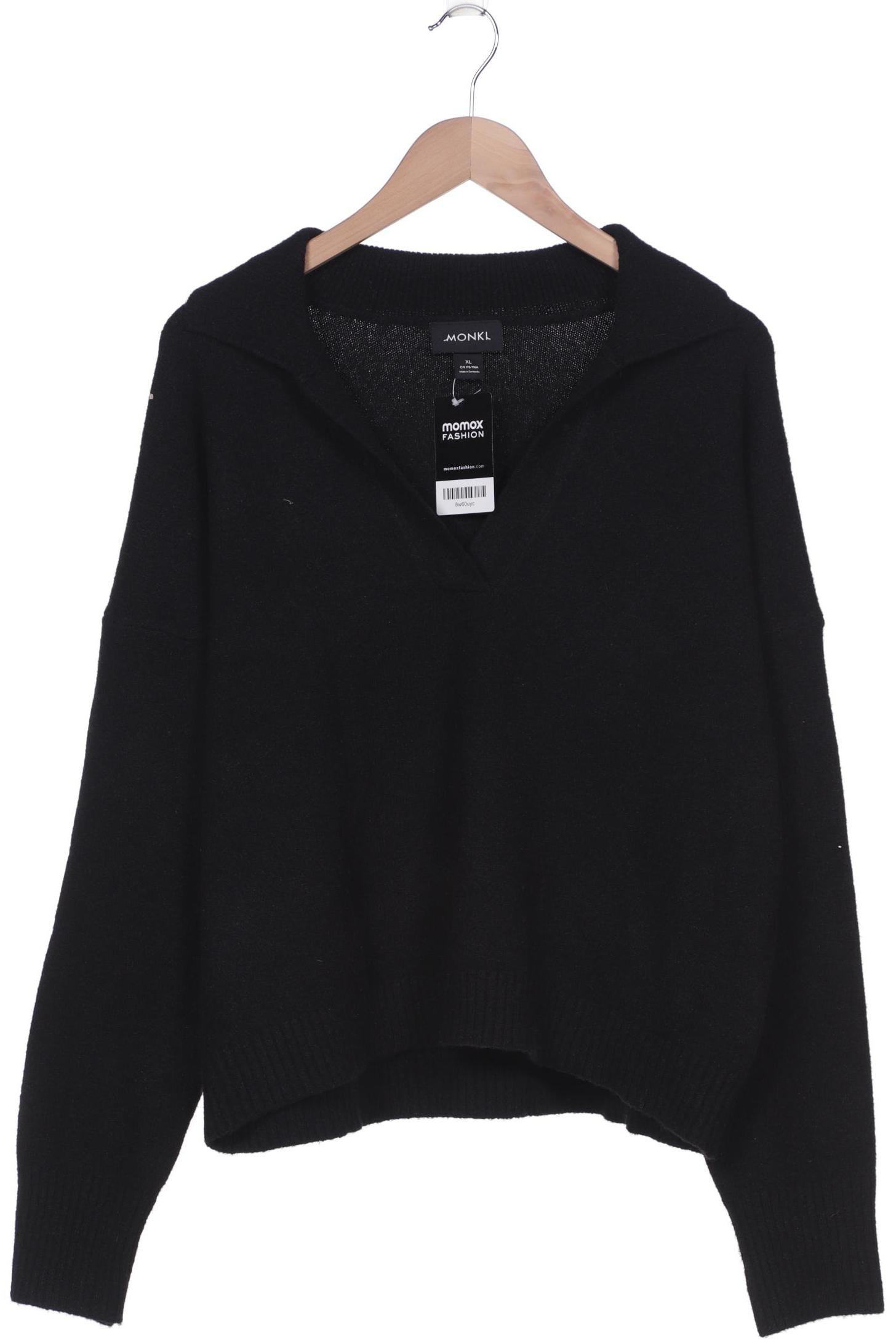 

MONKI Damen Pullover, schwarz