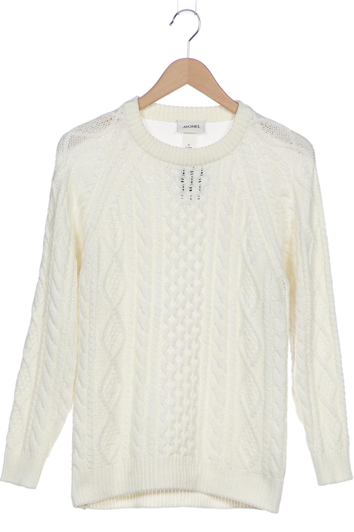 

Monki Damen Pullover, weiß, Gr. 34