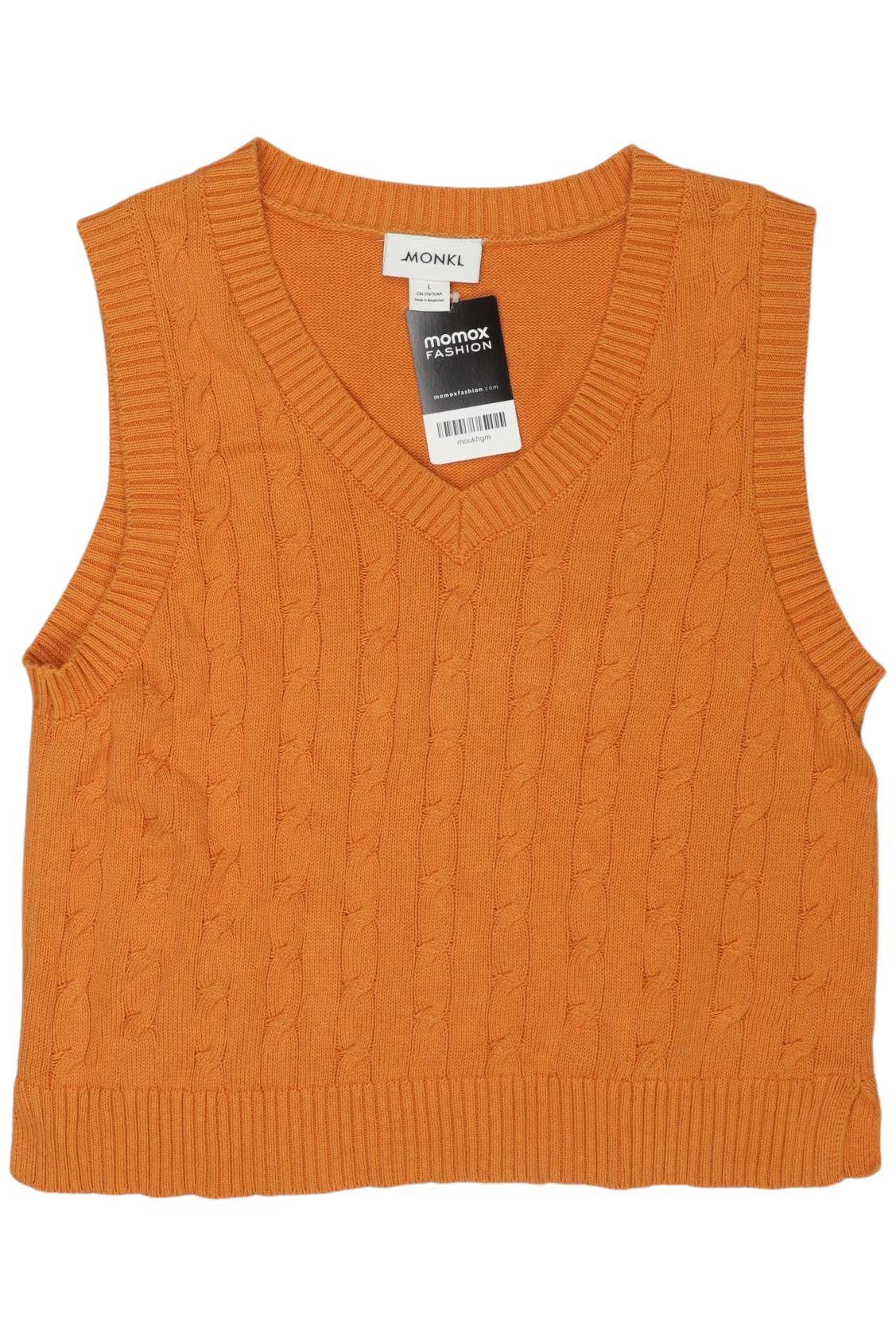 

Monki Damen Pullover, orange, Gr. 42
