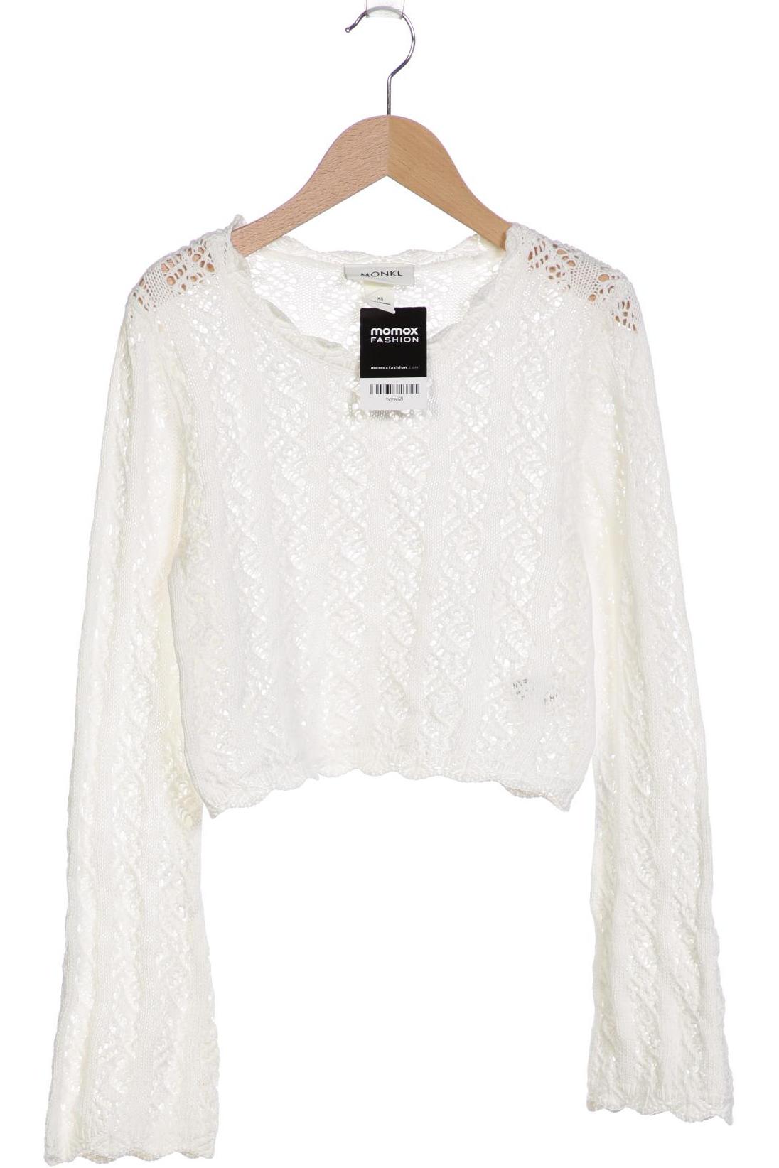 

Monki Damen Pullover, weiß, Gr. 34