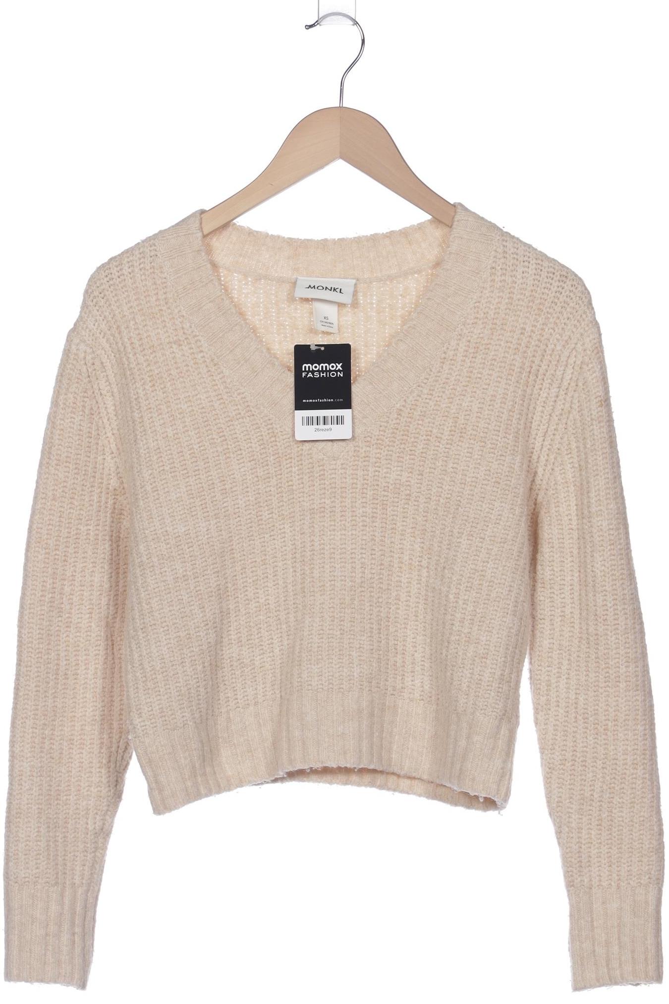 

Monki Damen Pullover, beige, Gr. 34