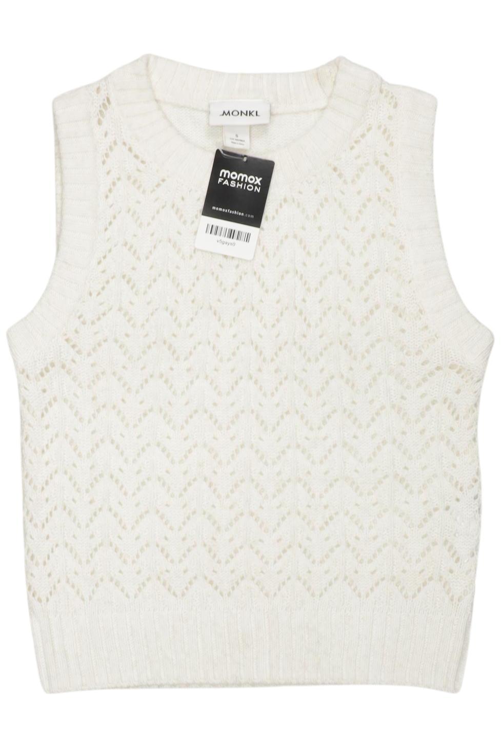 

Monki Damen Pullover, weiß, Gr. 36