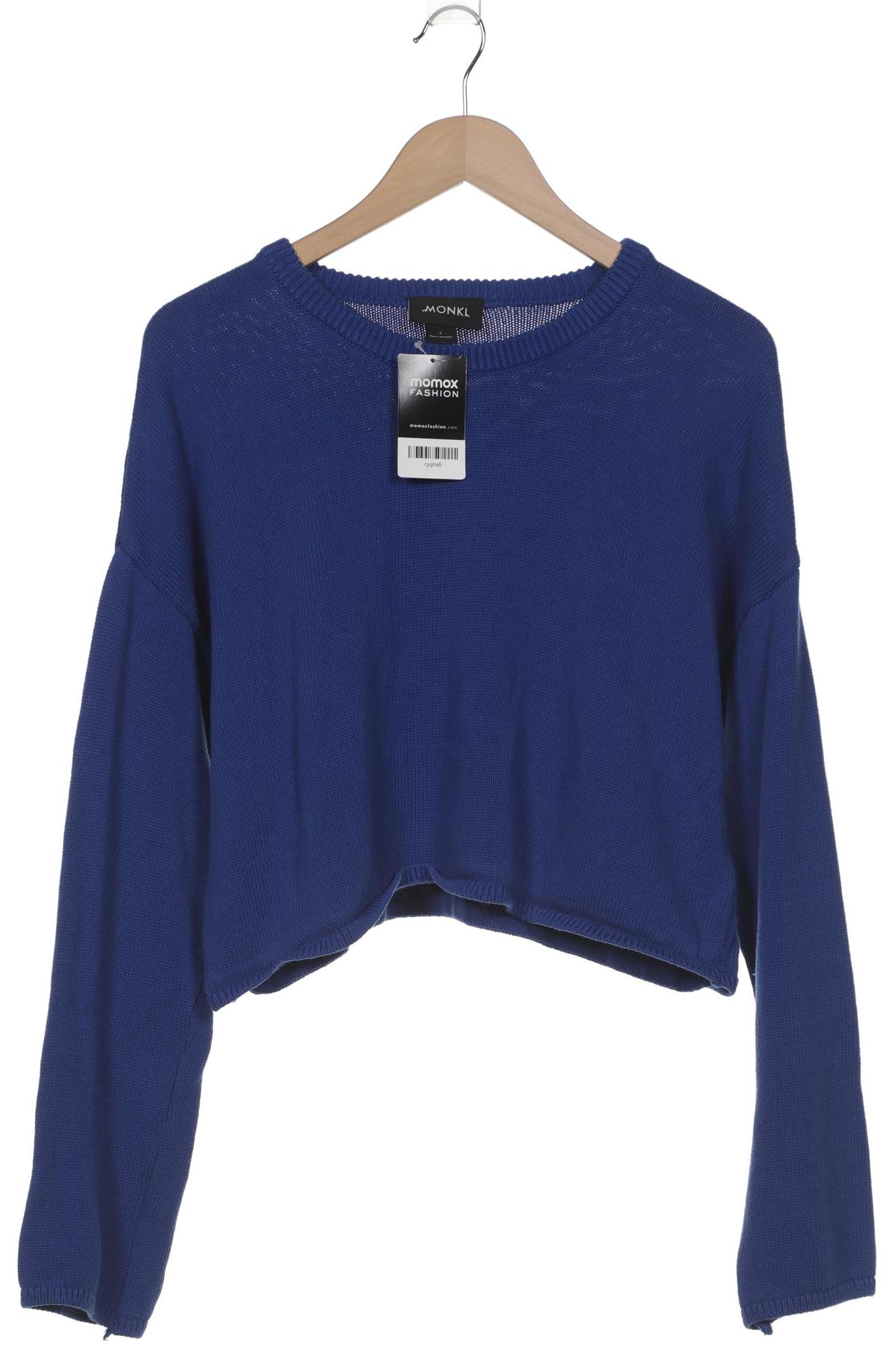 

Monki Damen Pullover, blau, Gr. 42