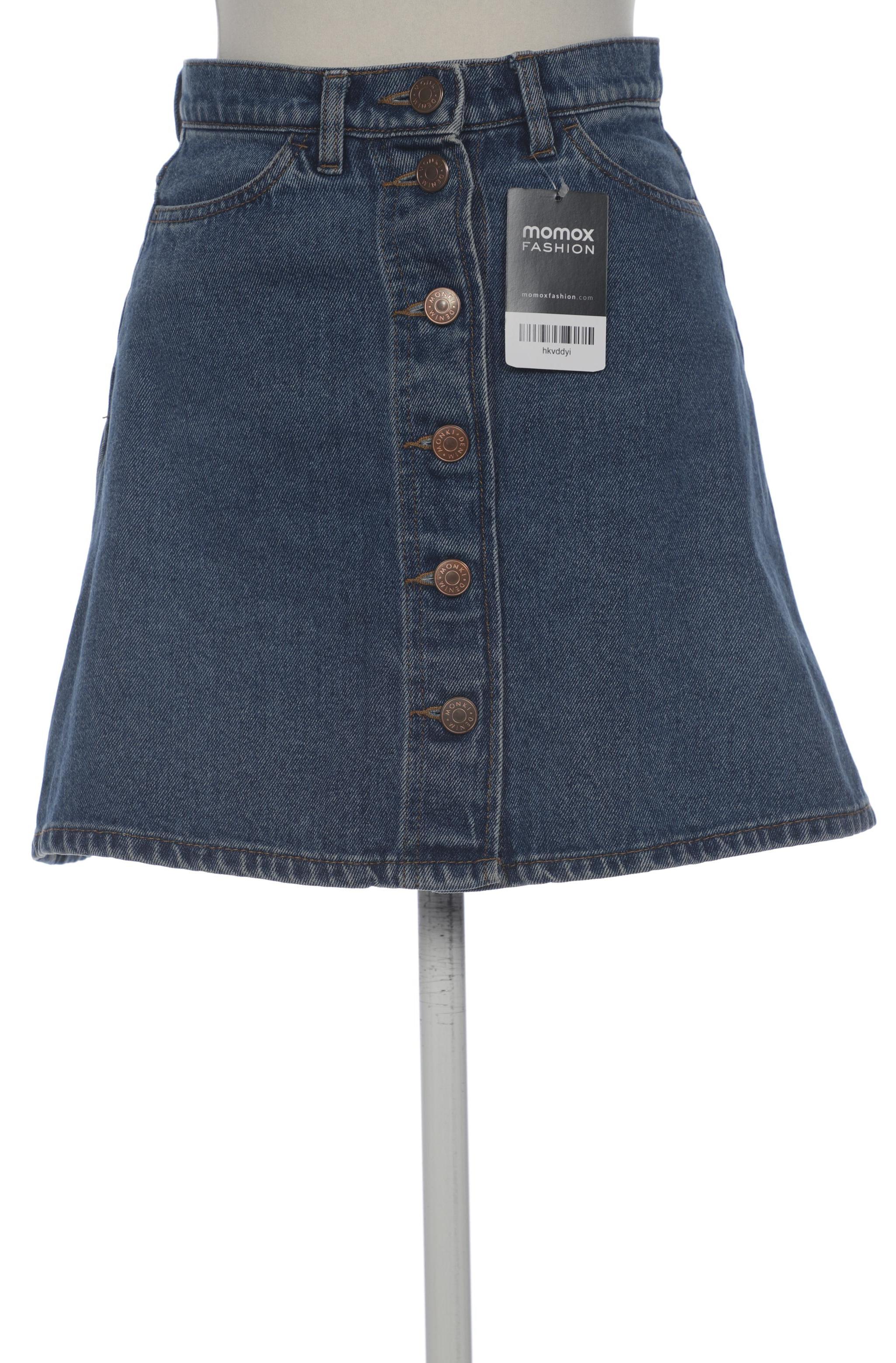 

Monki Damen Rock, blau, Gr. 34