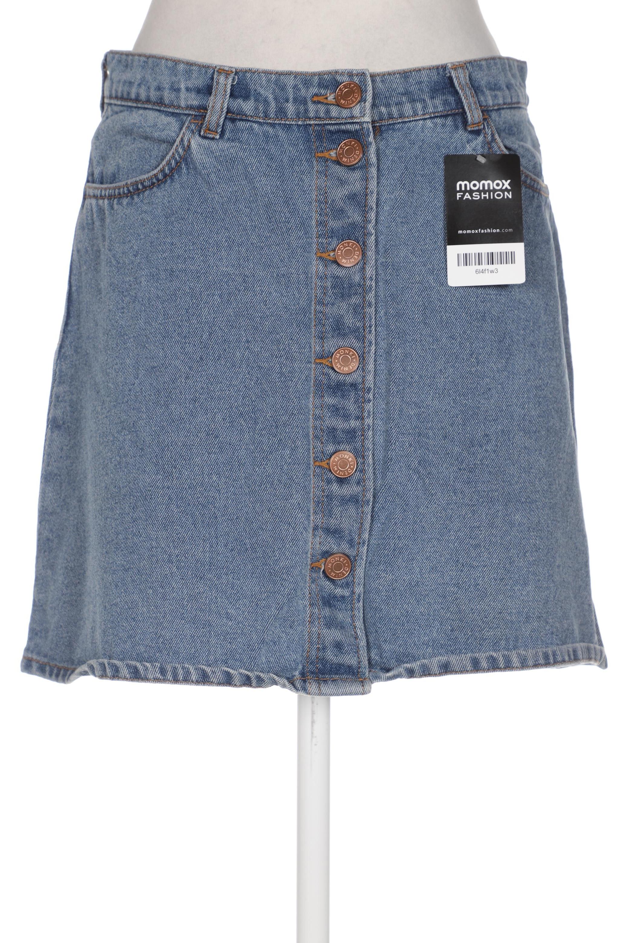 

Monki Damen Rock, blau, Gr. 38
