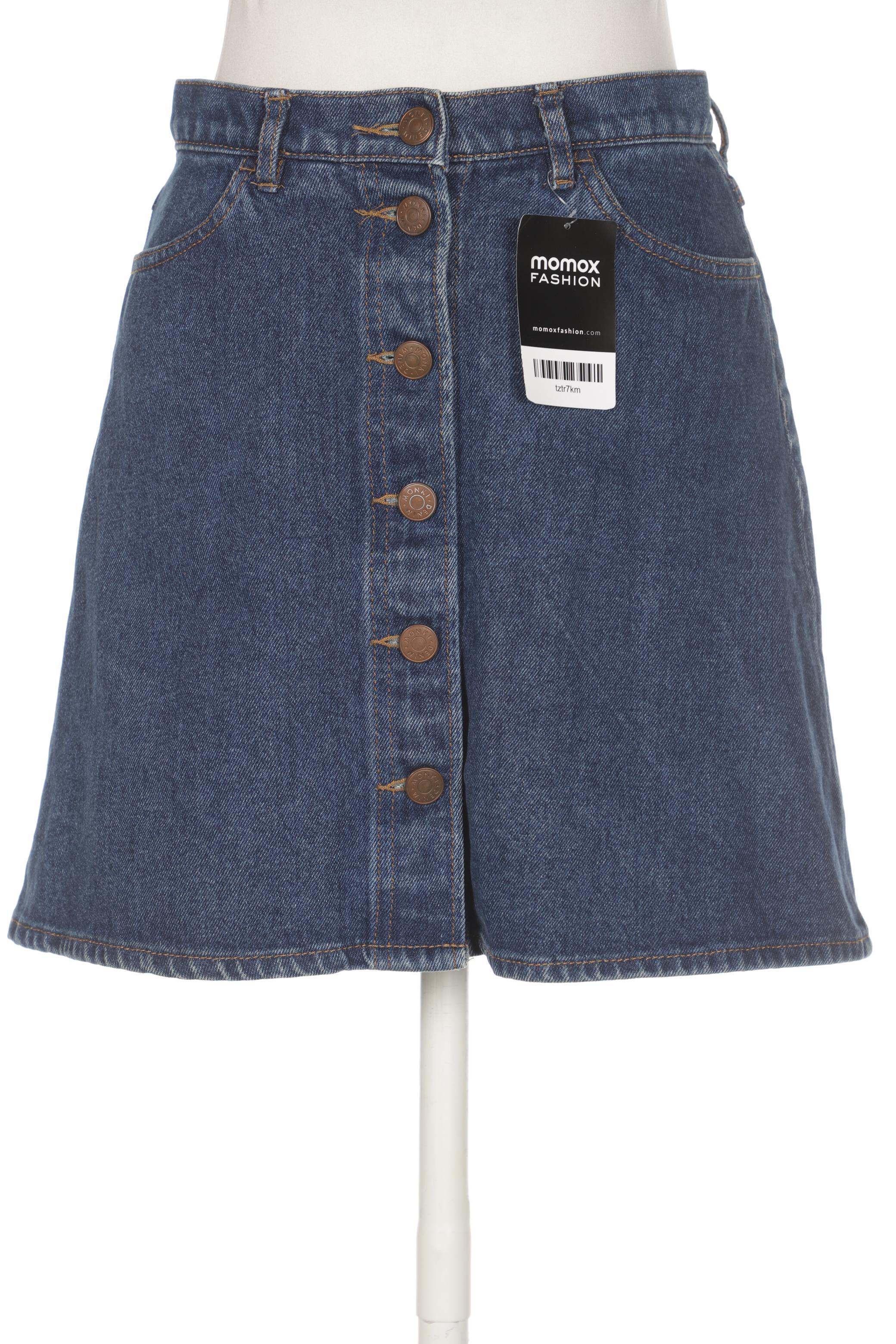 

Monki Damen Rock, blau, Gr. 36