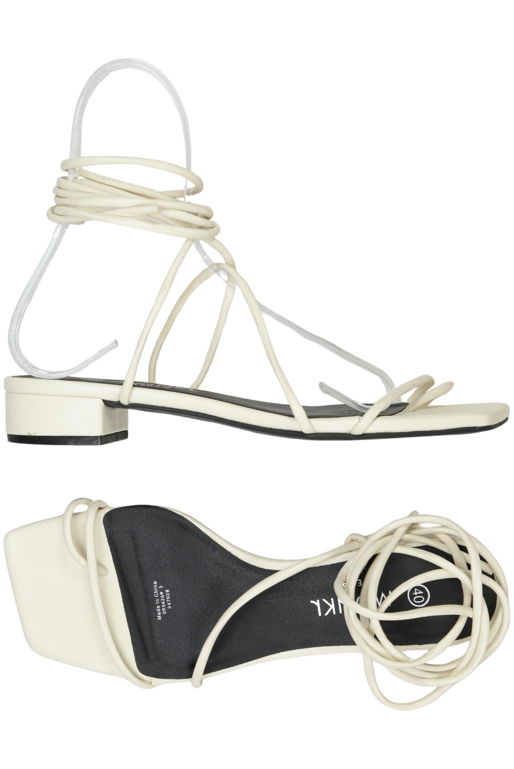 

Monki Damen Sandale, cremeweiß, Gr. 40