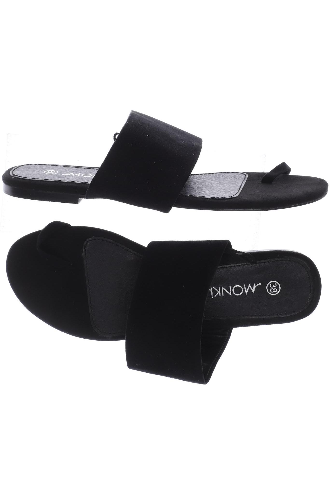 

Monki Damen Sandale, schwarz, Gr. 38