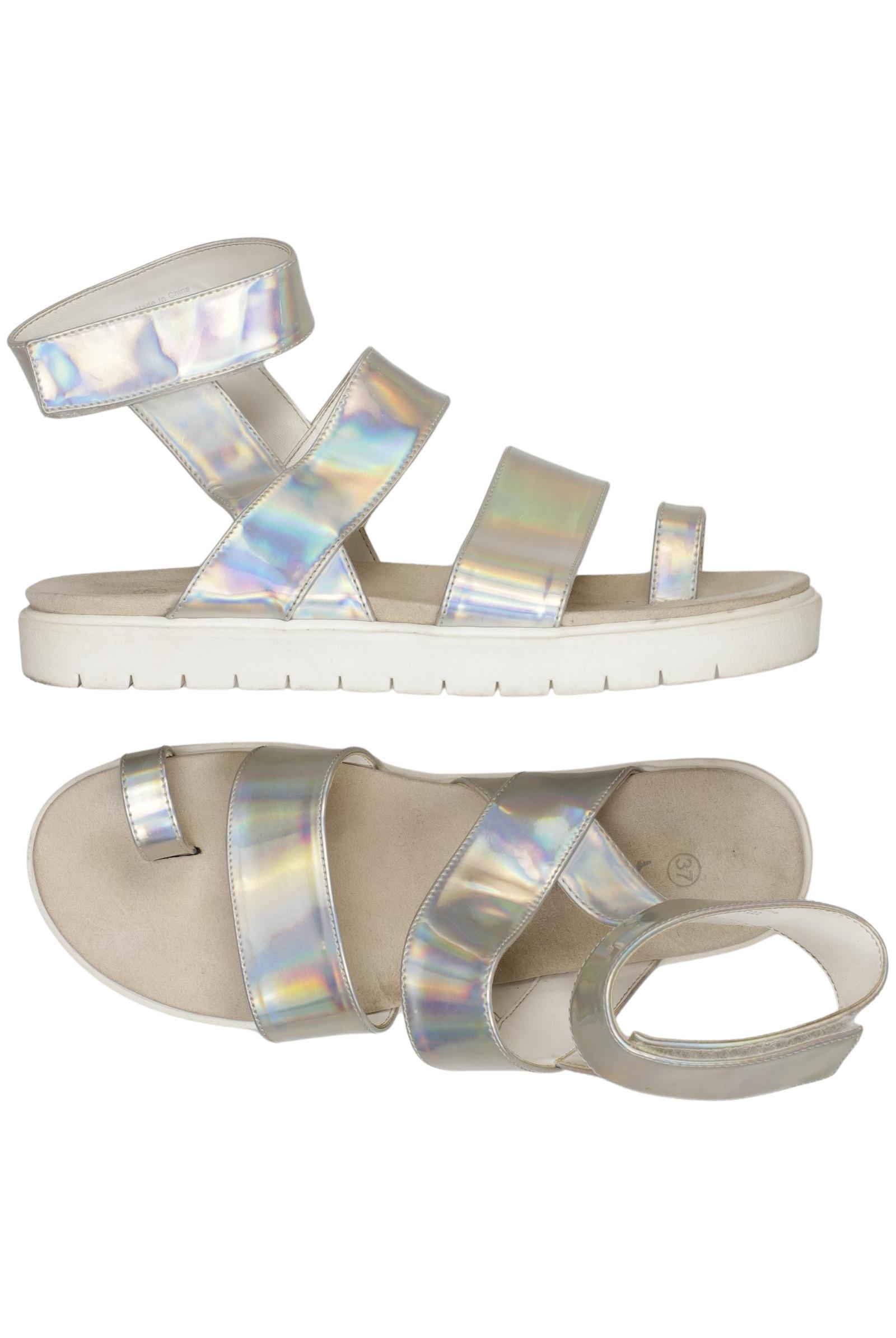 

Monki Damen Sandale, silber, Gr. 37