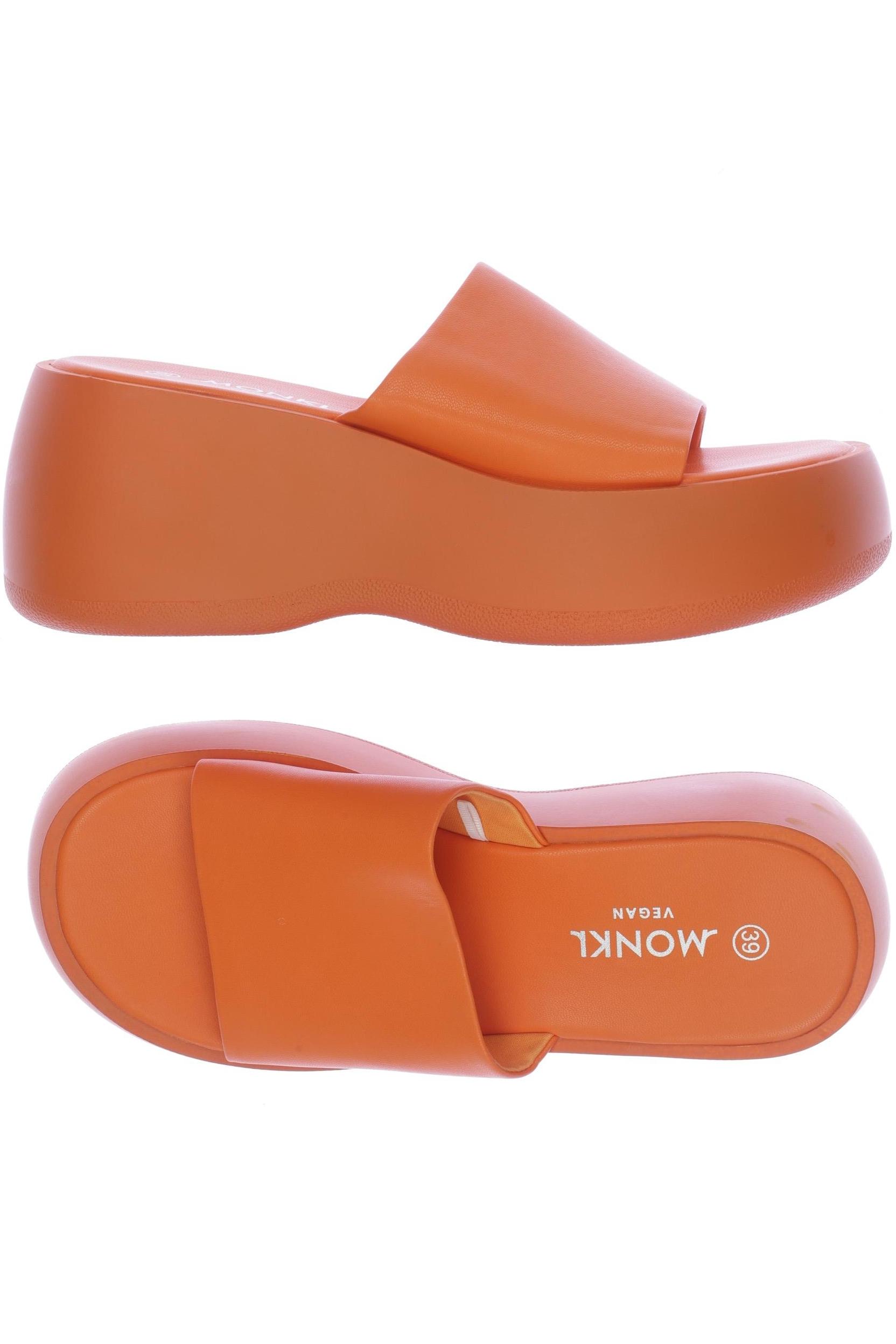 

Monki Damen Sandale, orange, Gr. 39
