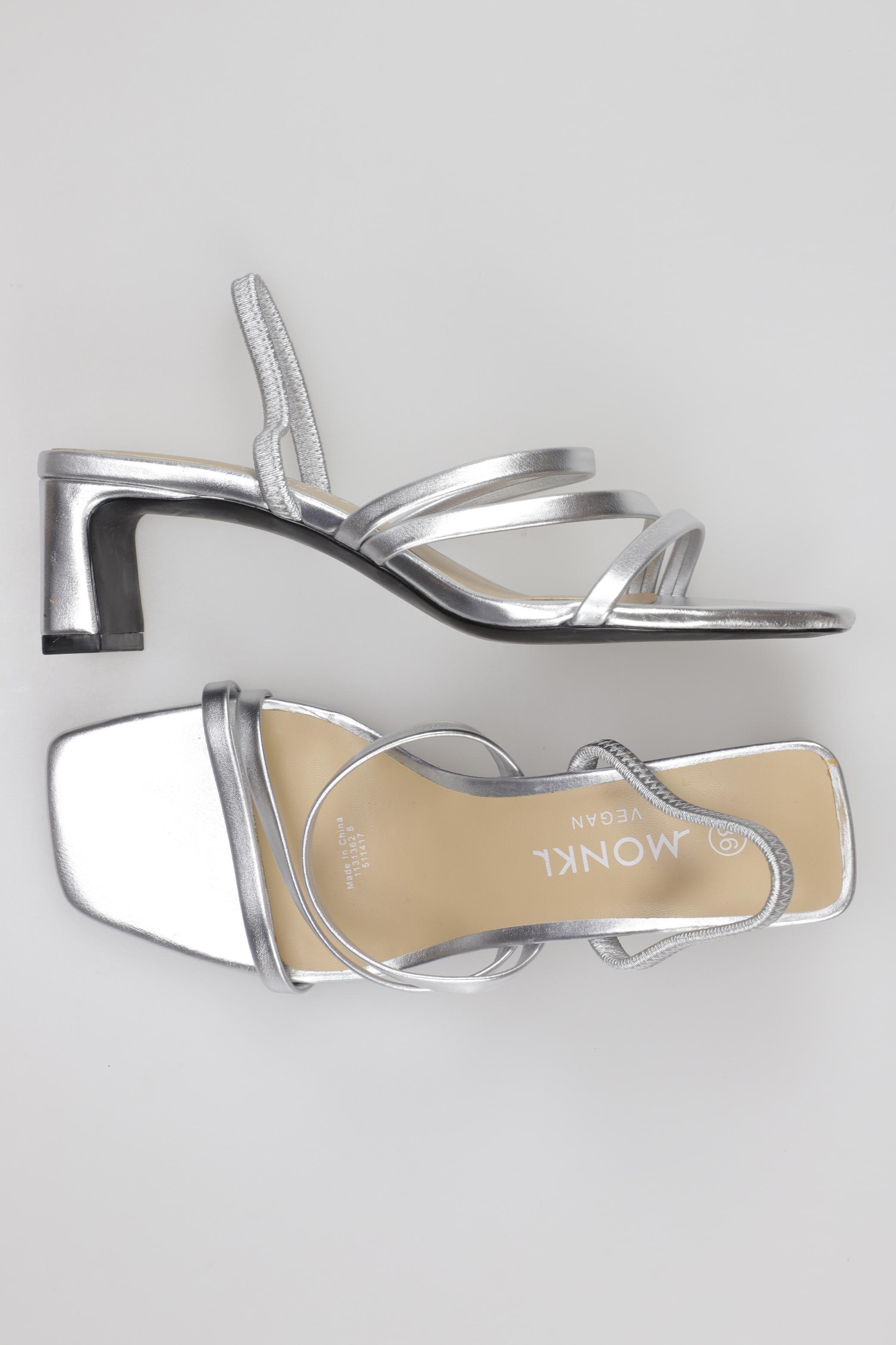 

Monki Damen Sandale, grau, Gr. 36