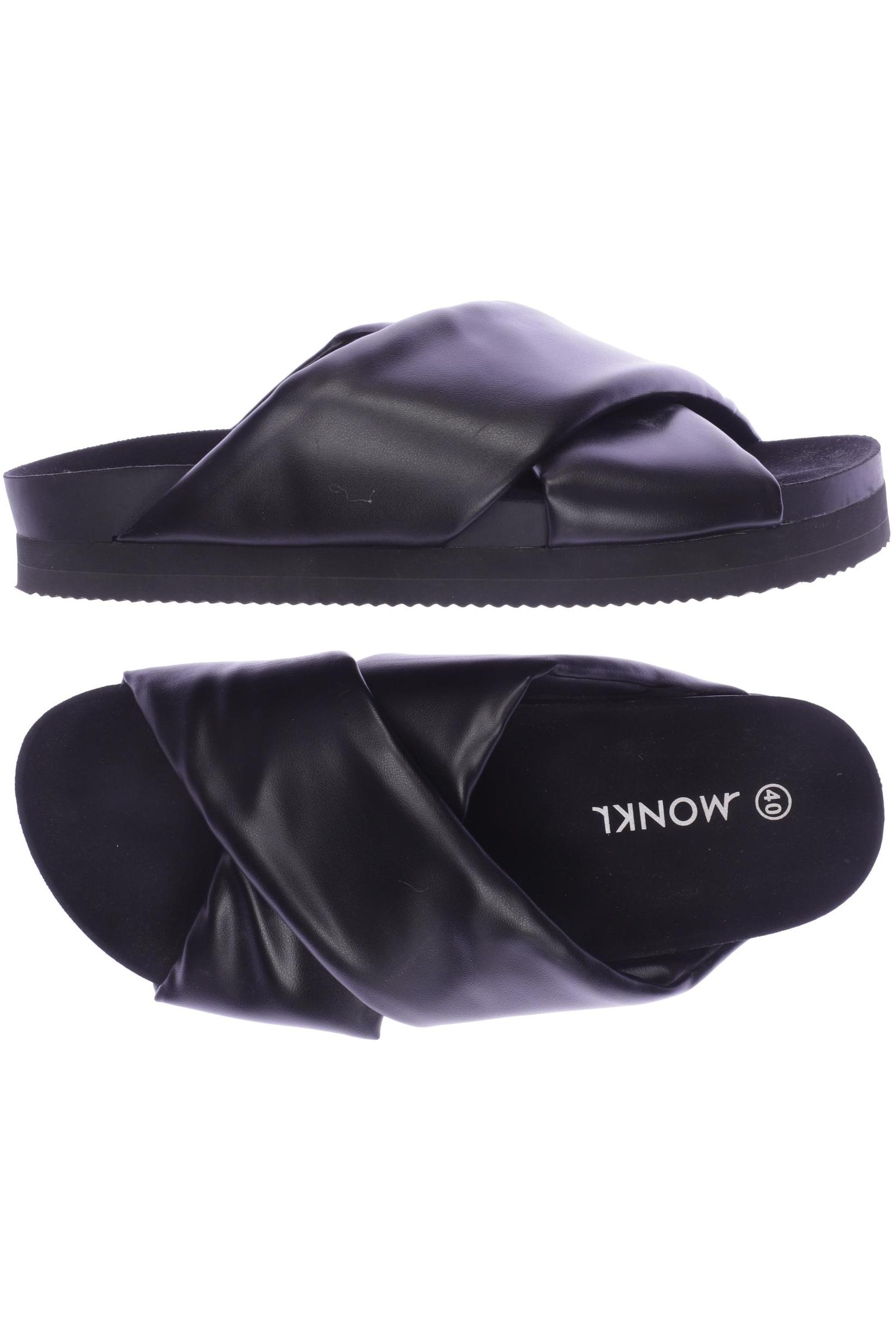 

Monki Damen Sandale, schwarz, Gr. 40
