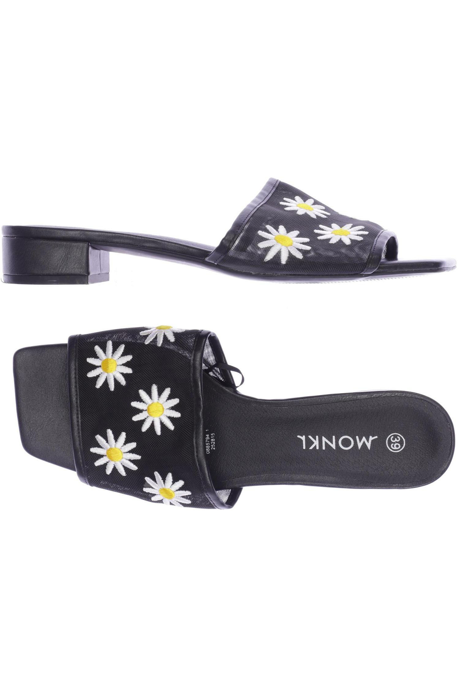 

Monki Damen Sandale, schwarz, Gr. 39