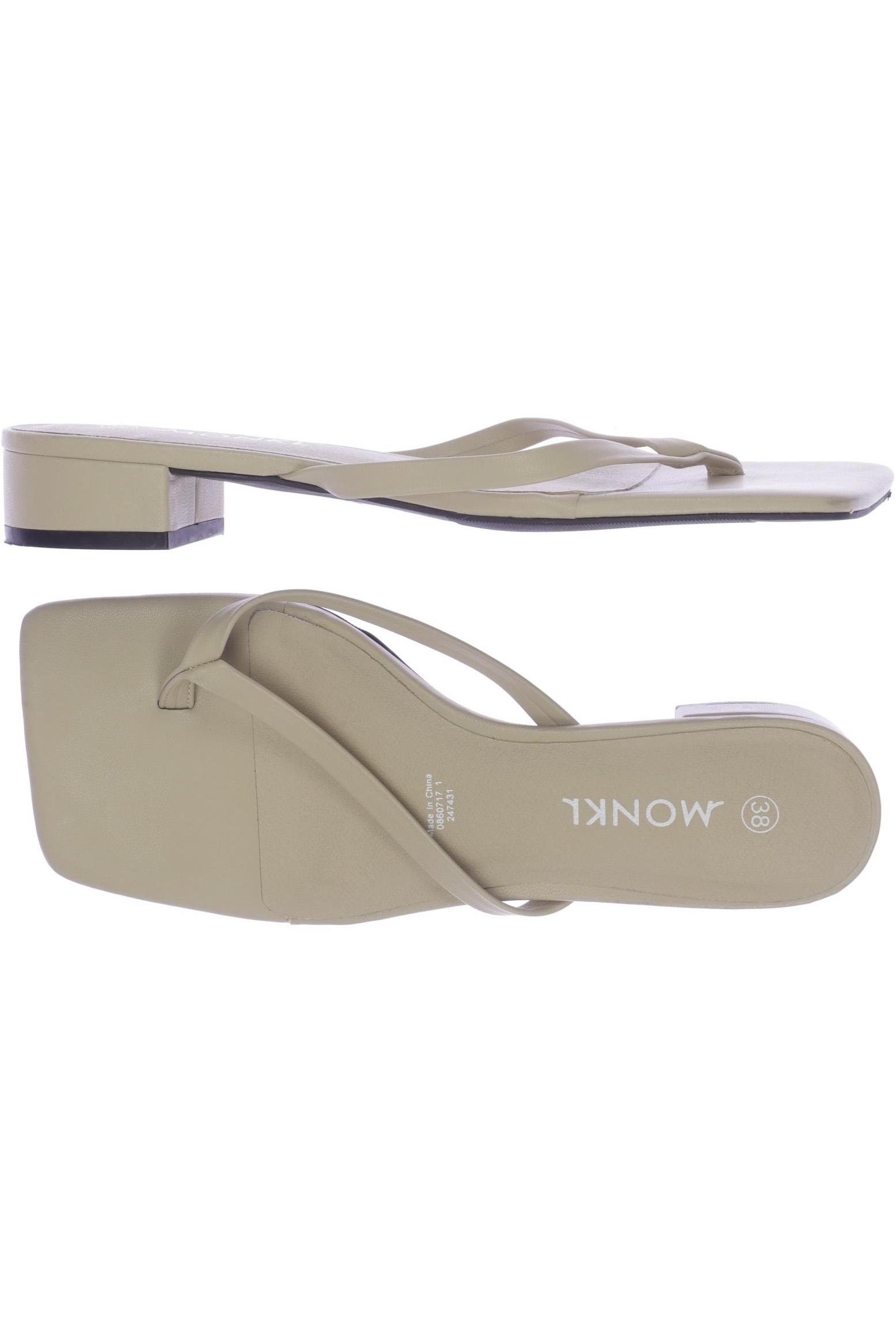 

Monki Damen Sandale, beige, Gr. 38
