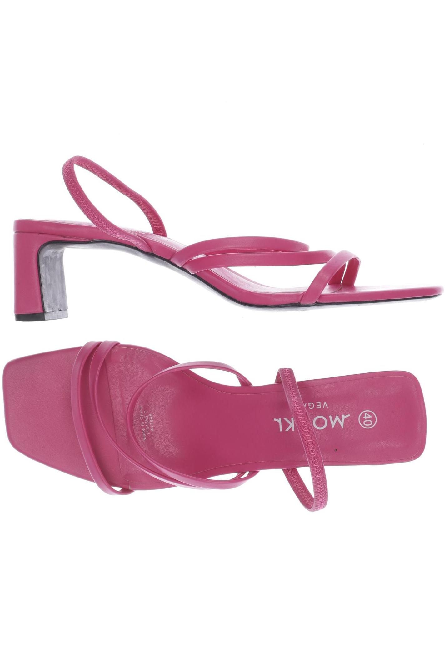 

Monki Damen Sandale, pink, Gr. 40