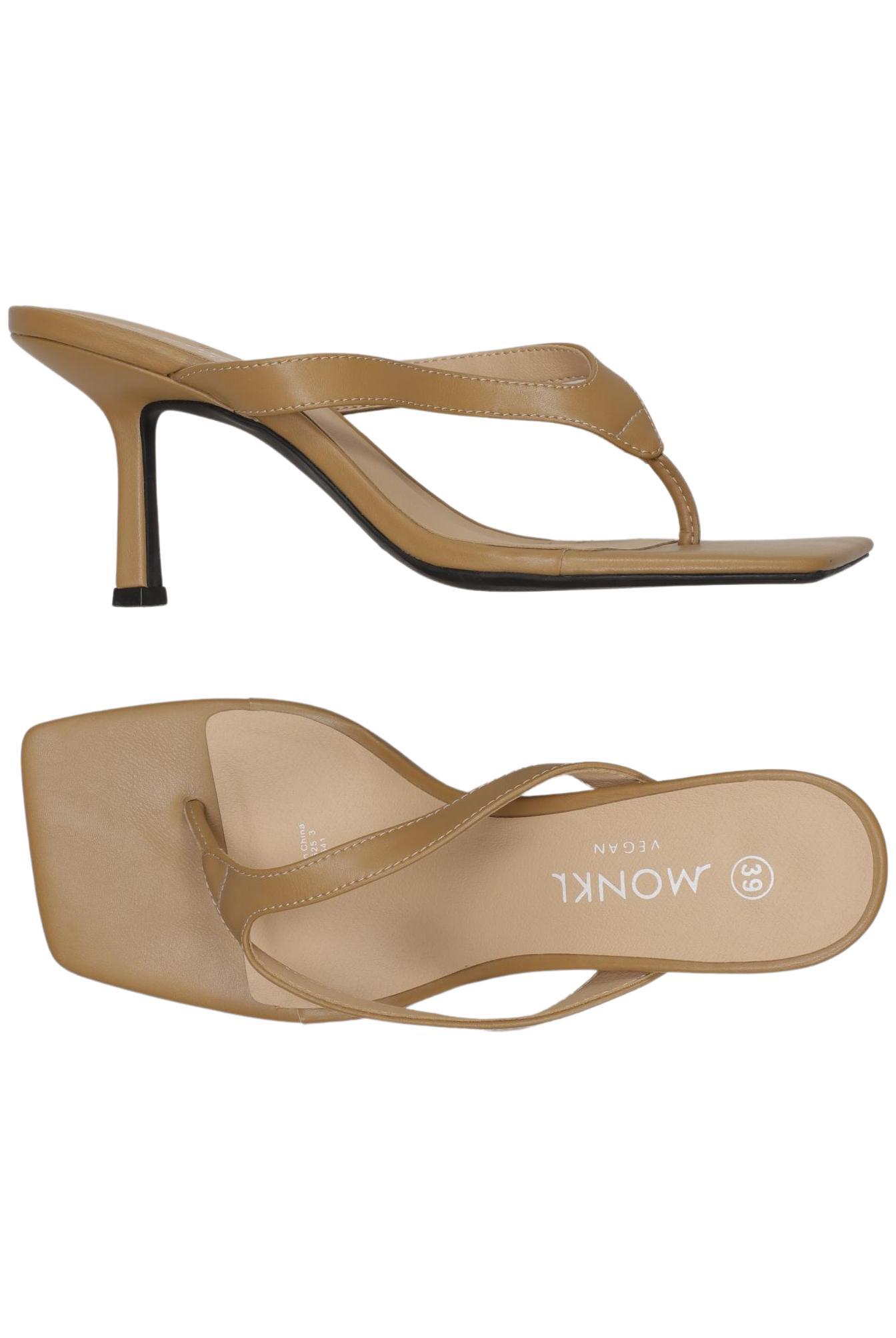 

Monki Damen Sandale, beige, Gr. 39