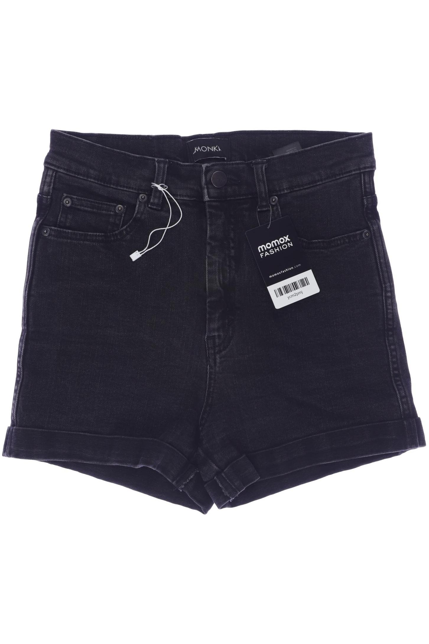 

Monki Damen Shorts, schwarz, Gr. 28