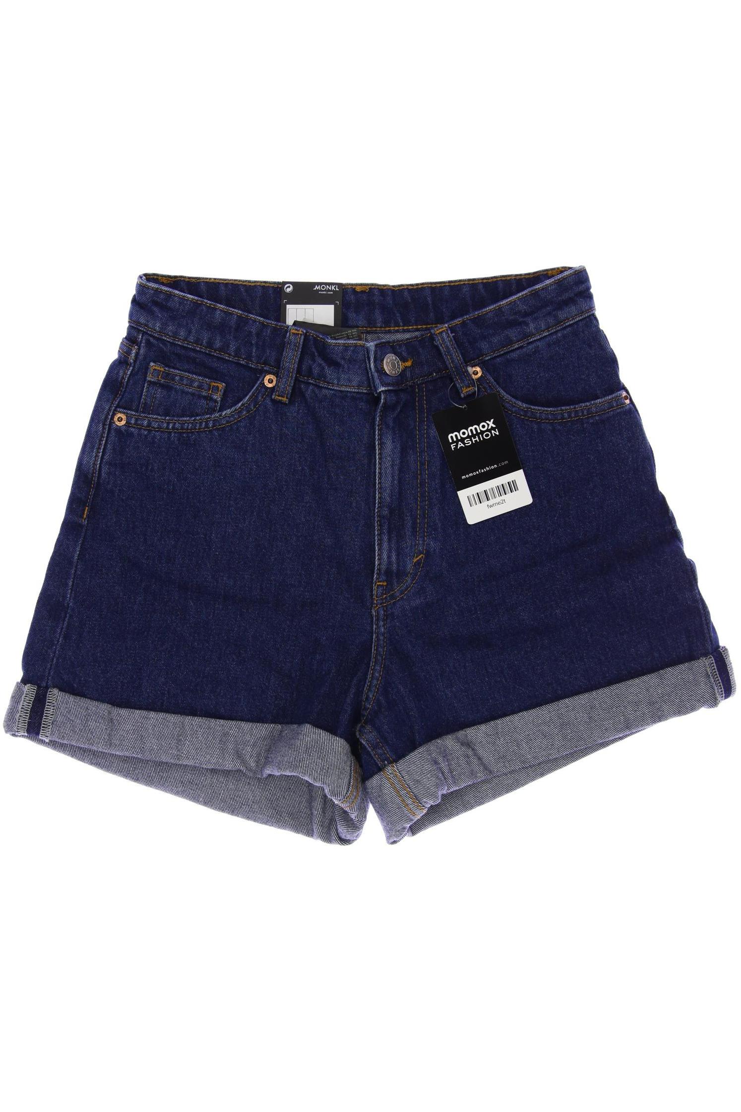 

Monki Damen Shorts, blau, Gr. 26