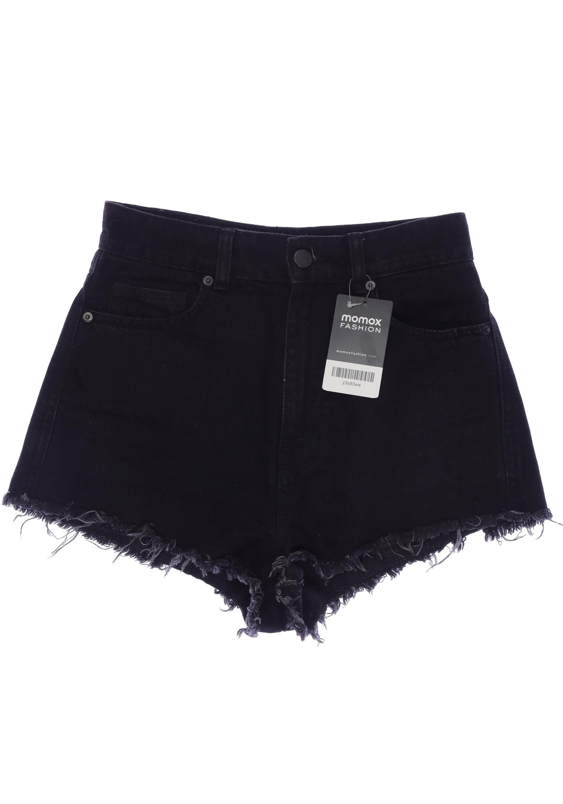 

Monki Damen Shorts, schwarz, Gr. 26