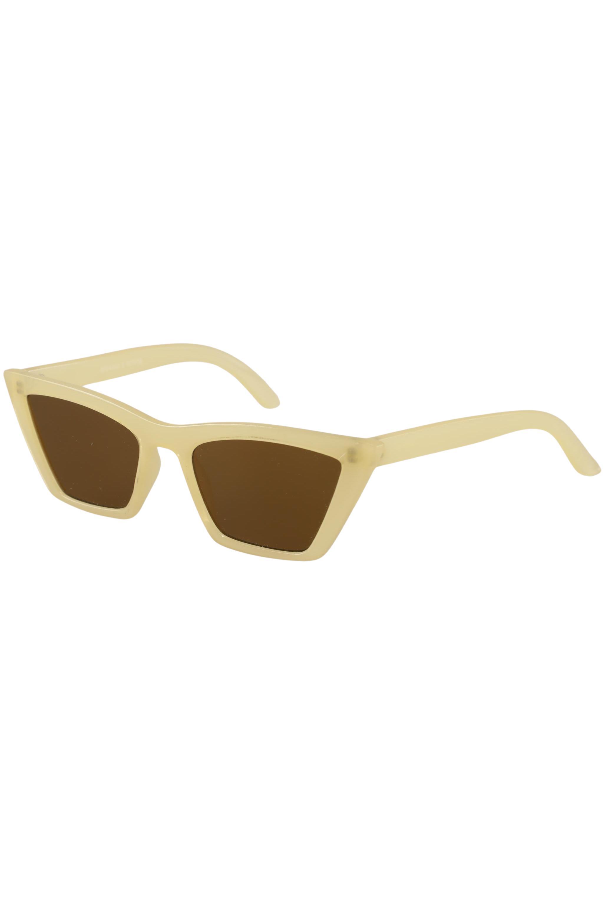 

Monki Damen Sonnenbrille, beige, Gr.