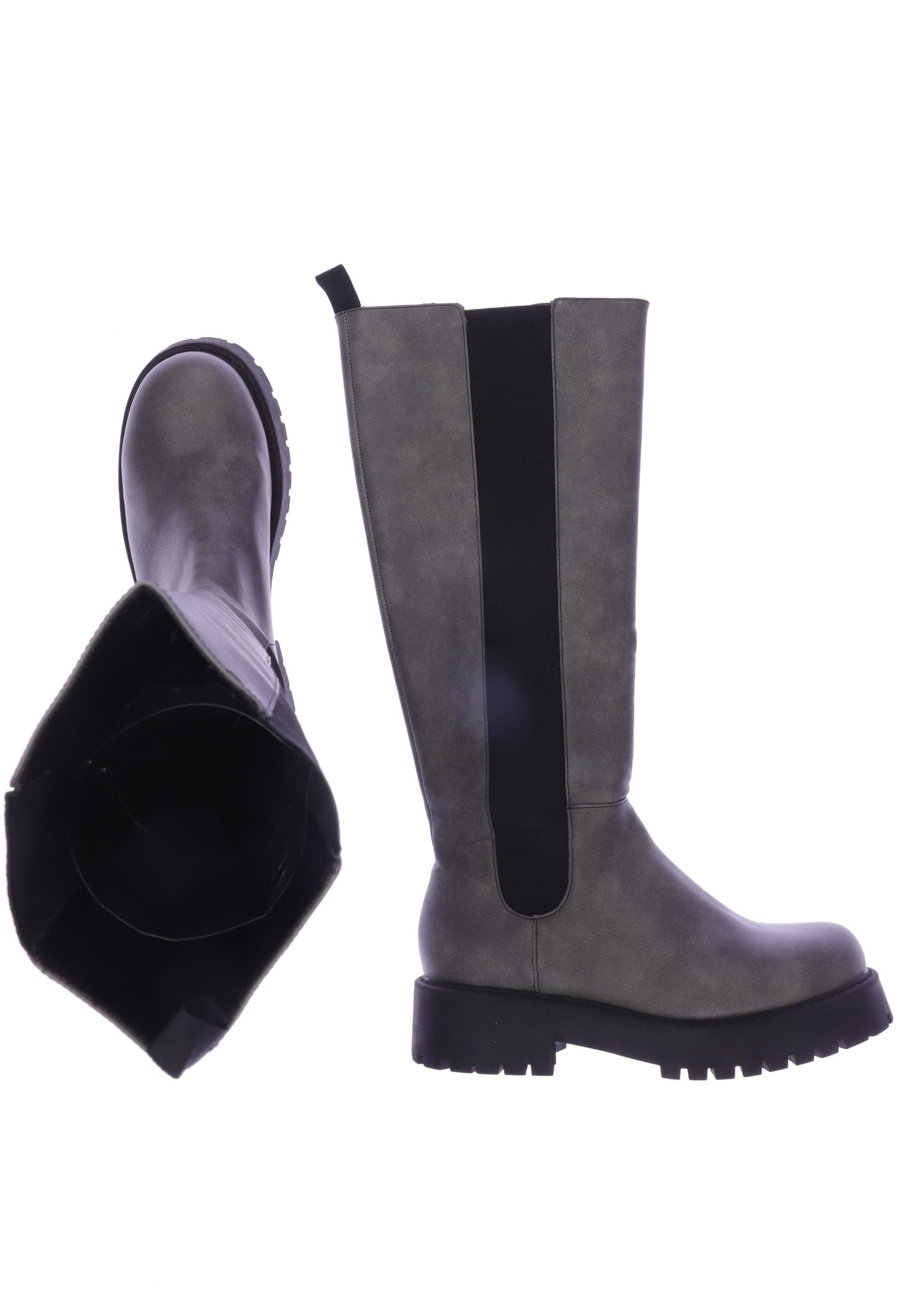 Thumbnail - Monki Damen Stiefel, grau, Gr. 39