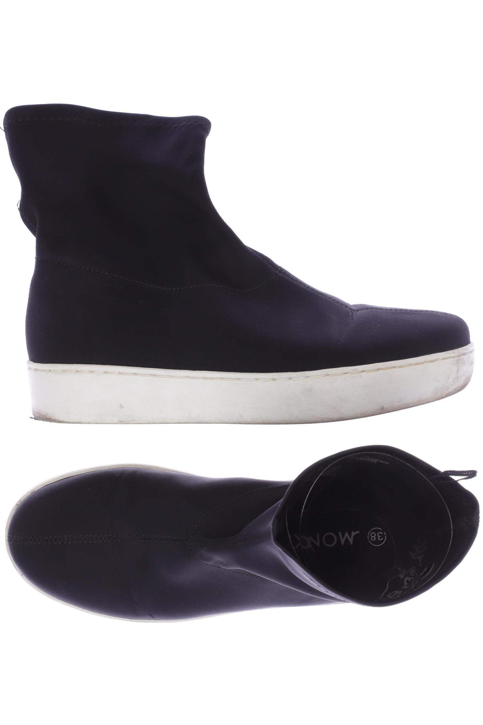 

MONKI Damen Stiefelette, schwarz