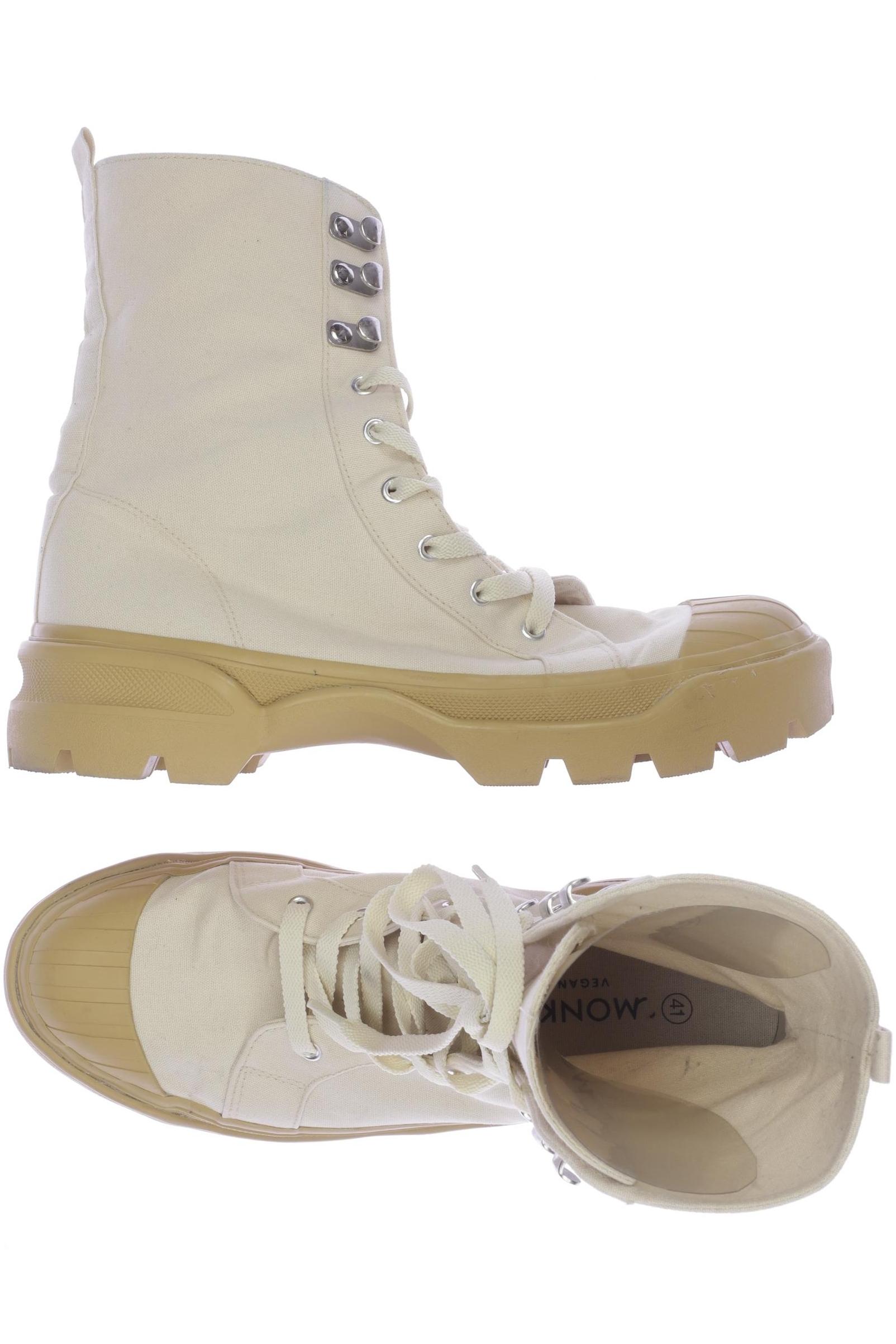 

Monki Damen Stiefelette, beige, Gr. 41