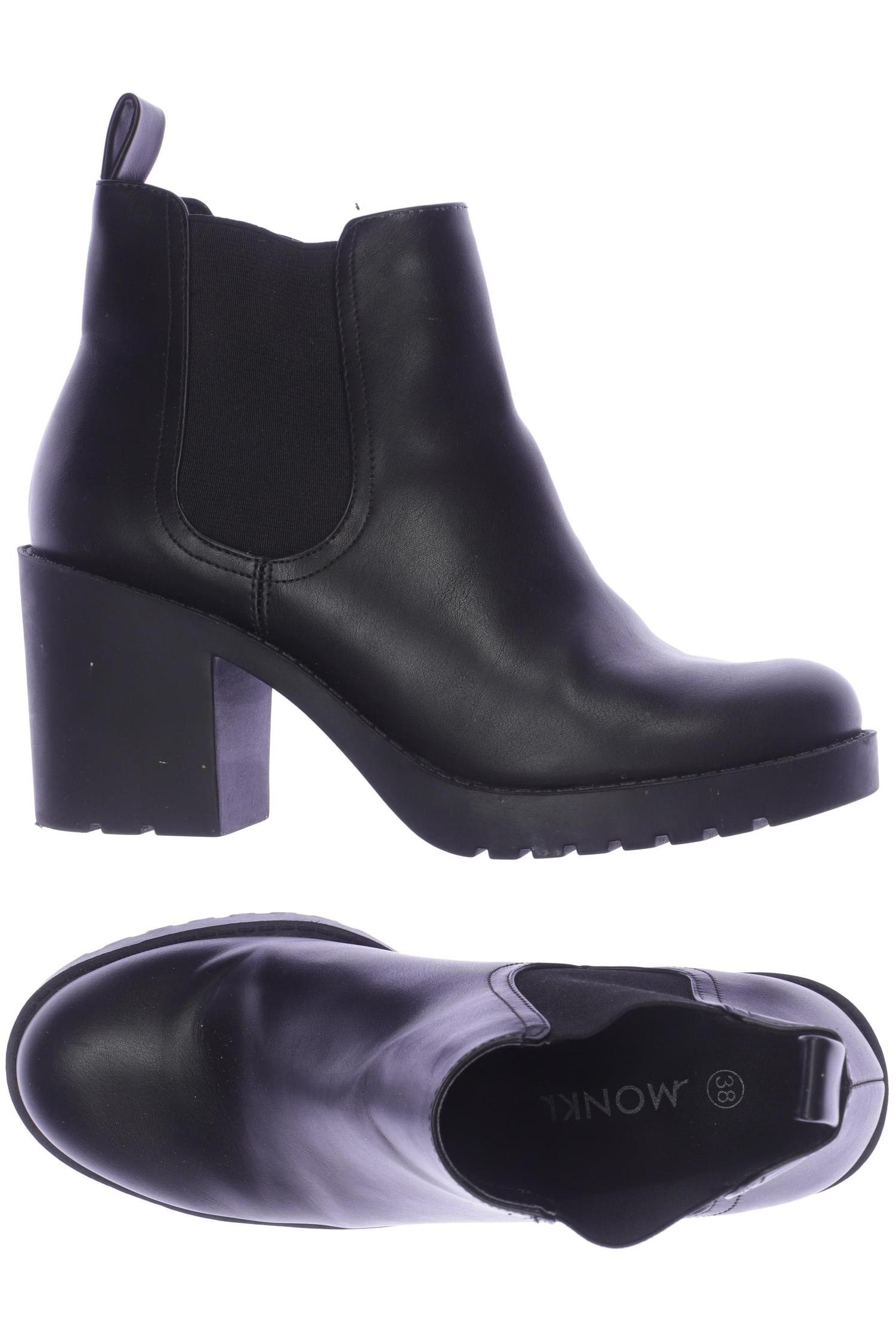 

Monki Damen Stiefelette, schwarz, Gr. 38