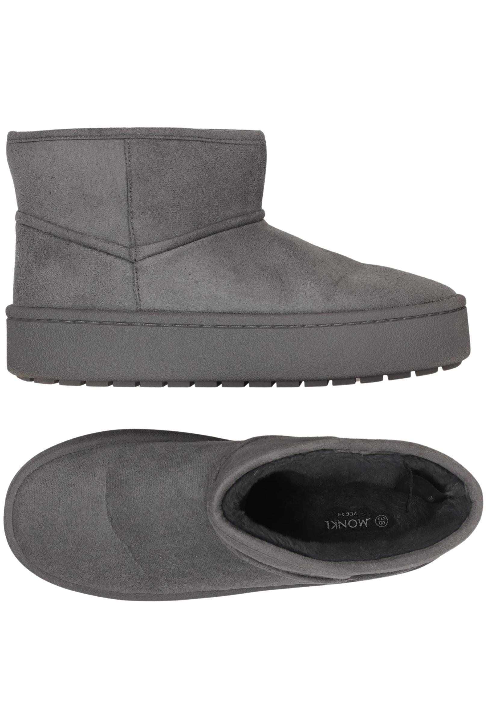 

Monki Damen Stiefelette, grau, Gr. 38
