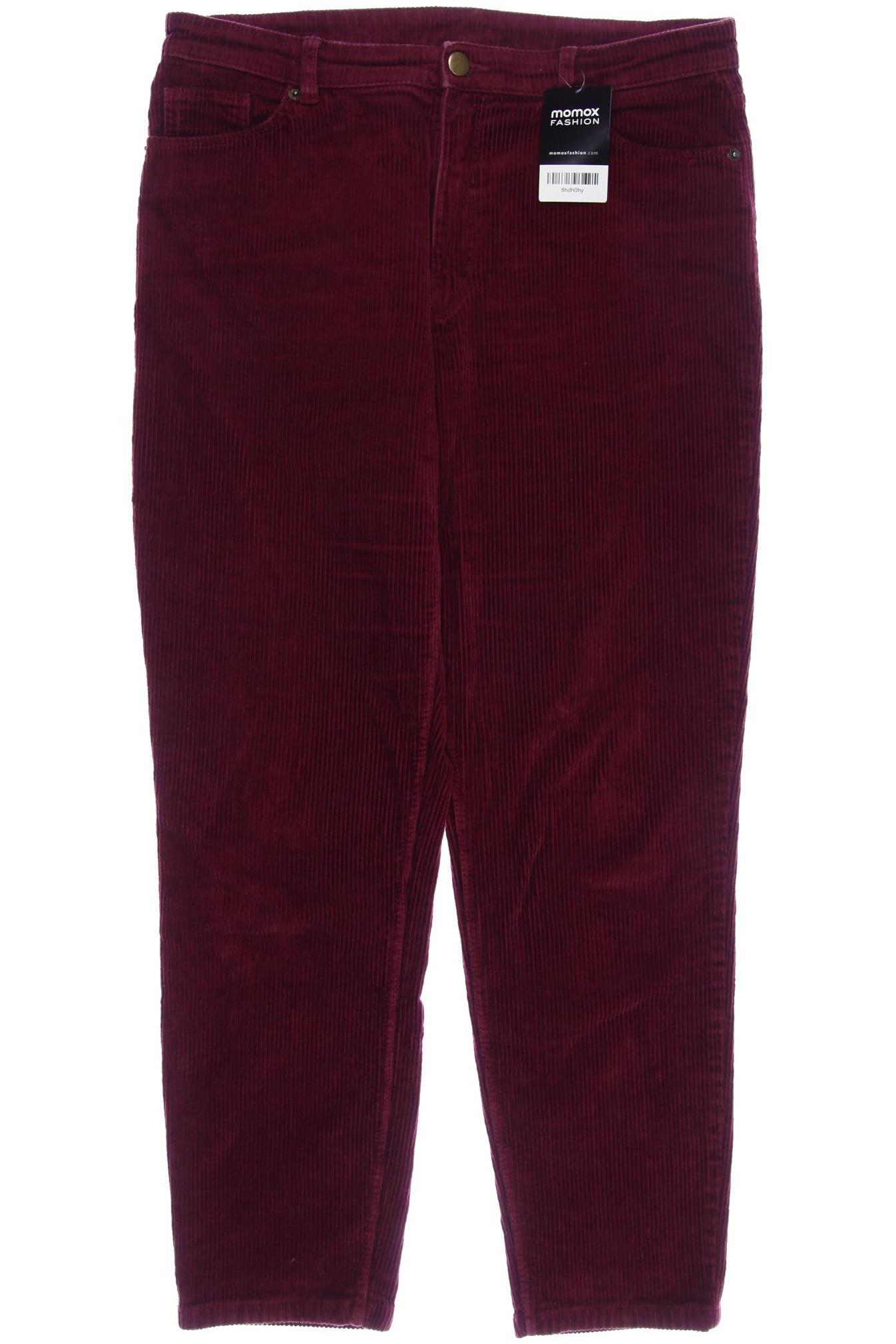 

Monki Damen Stoffhose, bordeaux, Gr. 42