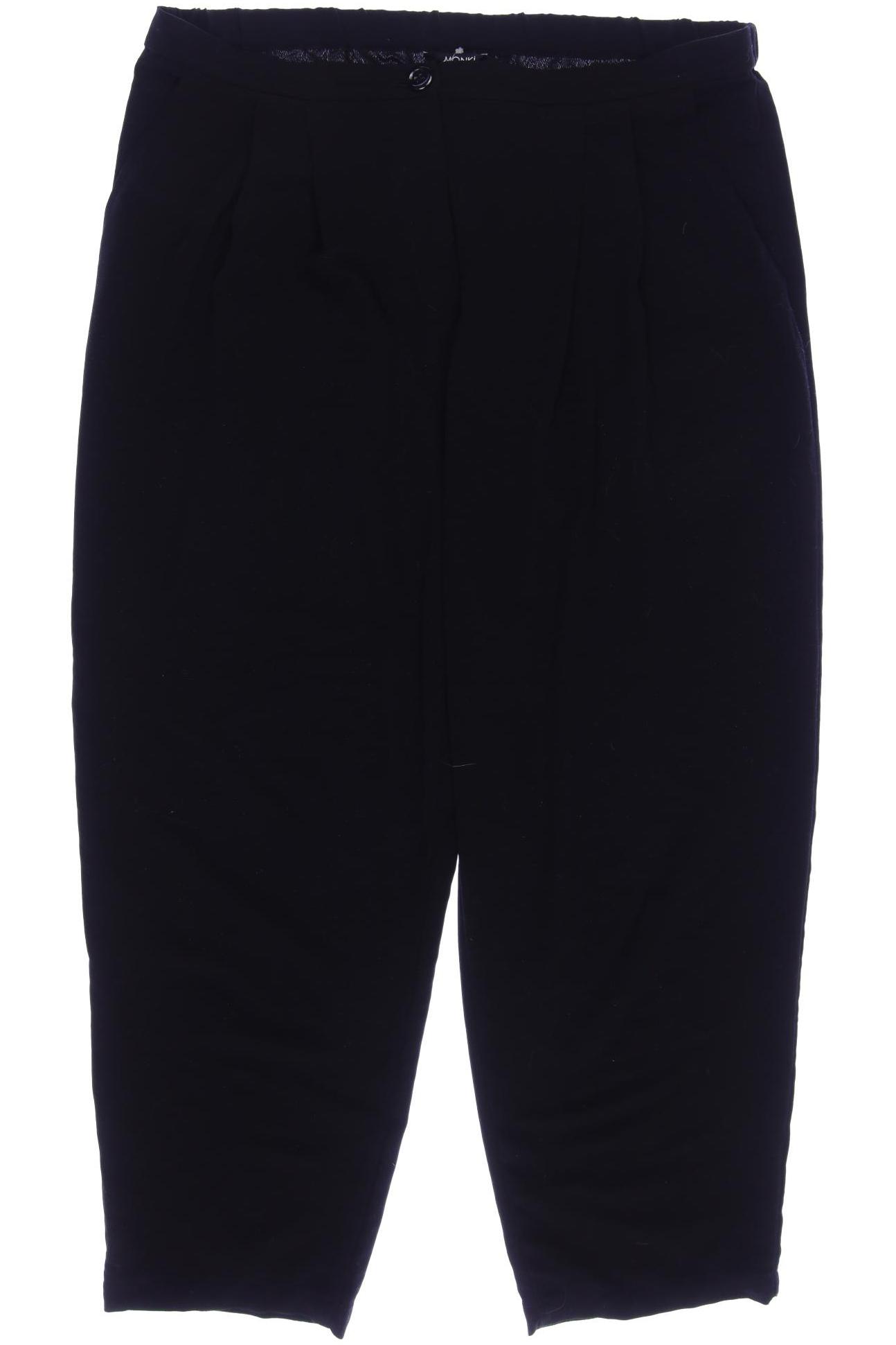 

MONKI Damen Stoffhose, schwarz