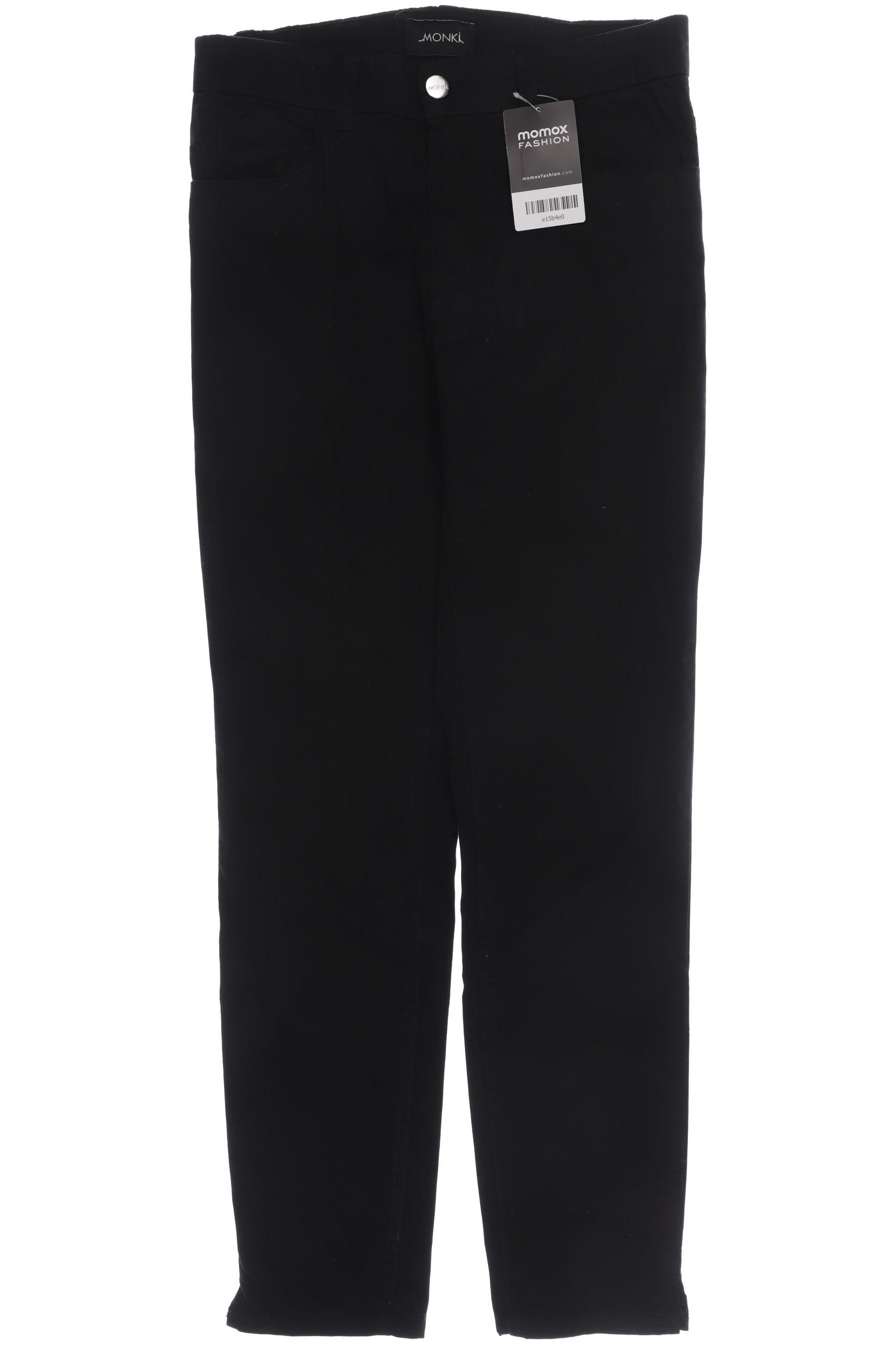 

MONKI Damen Stoffhose, schwarz