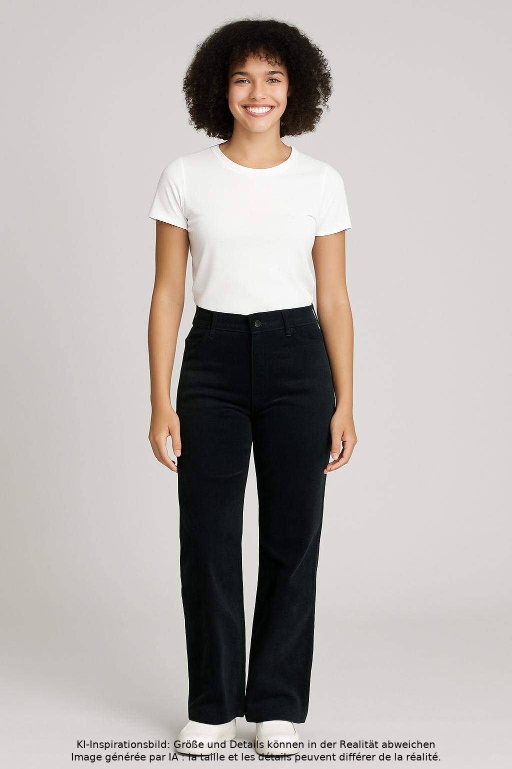 

Monki Damen Stoffhose, grün, Gr. 36