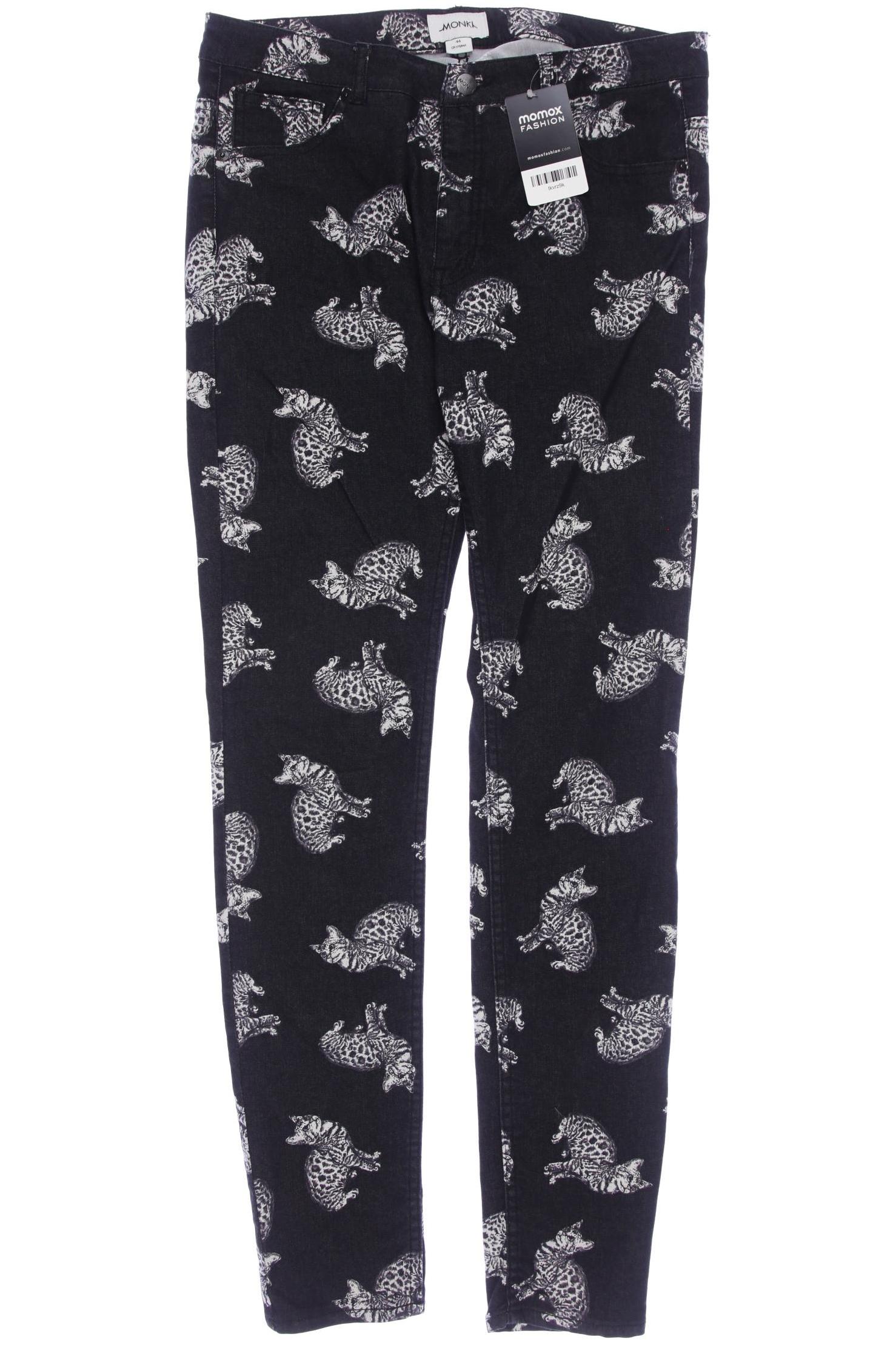

Monki Damen Stoffhose, schwarz, Gr. 44