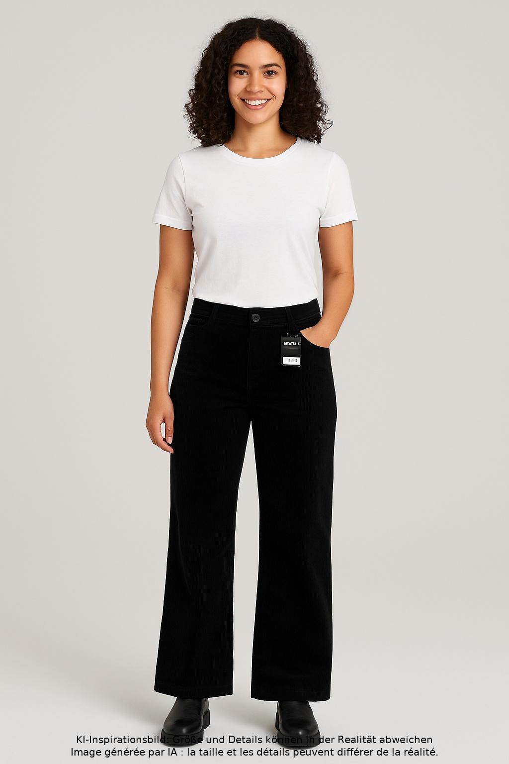 

Monki Damen Stoffhose, marineblau, Gr. 38