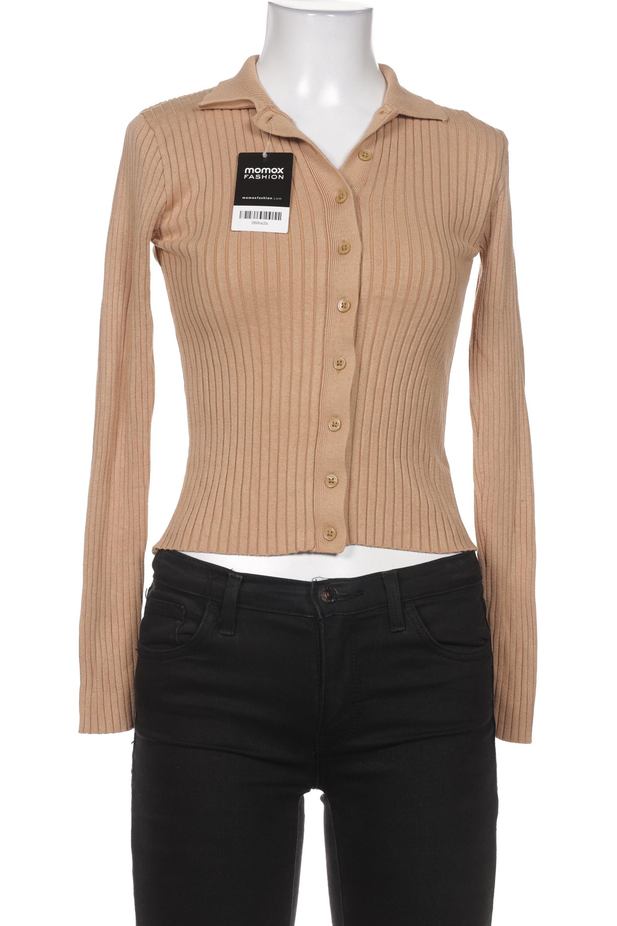 

Monki Damen Strickjacke, beige, Gr. 34