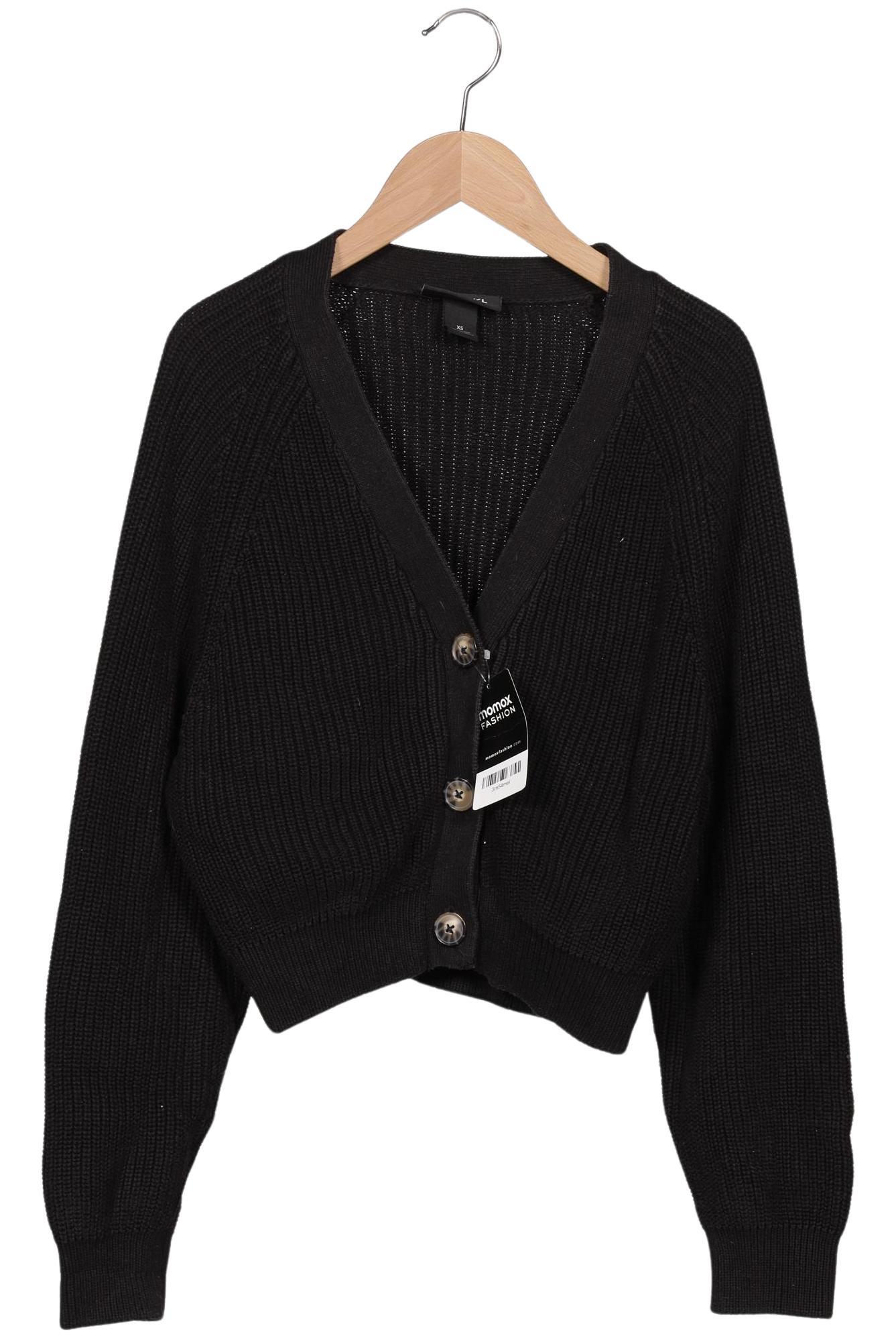 

Monki Damen Strickjacke, schwarz, Gr. 34